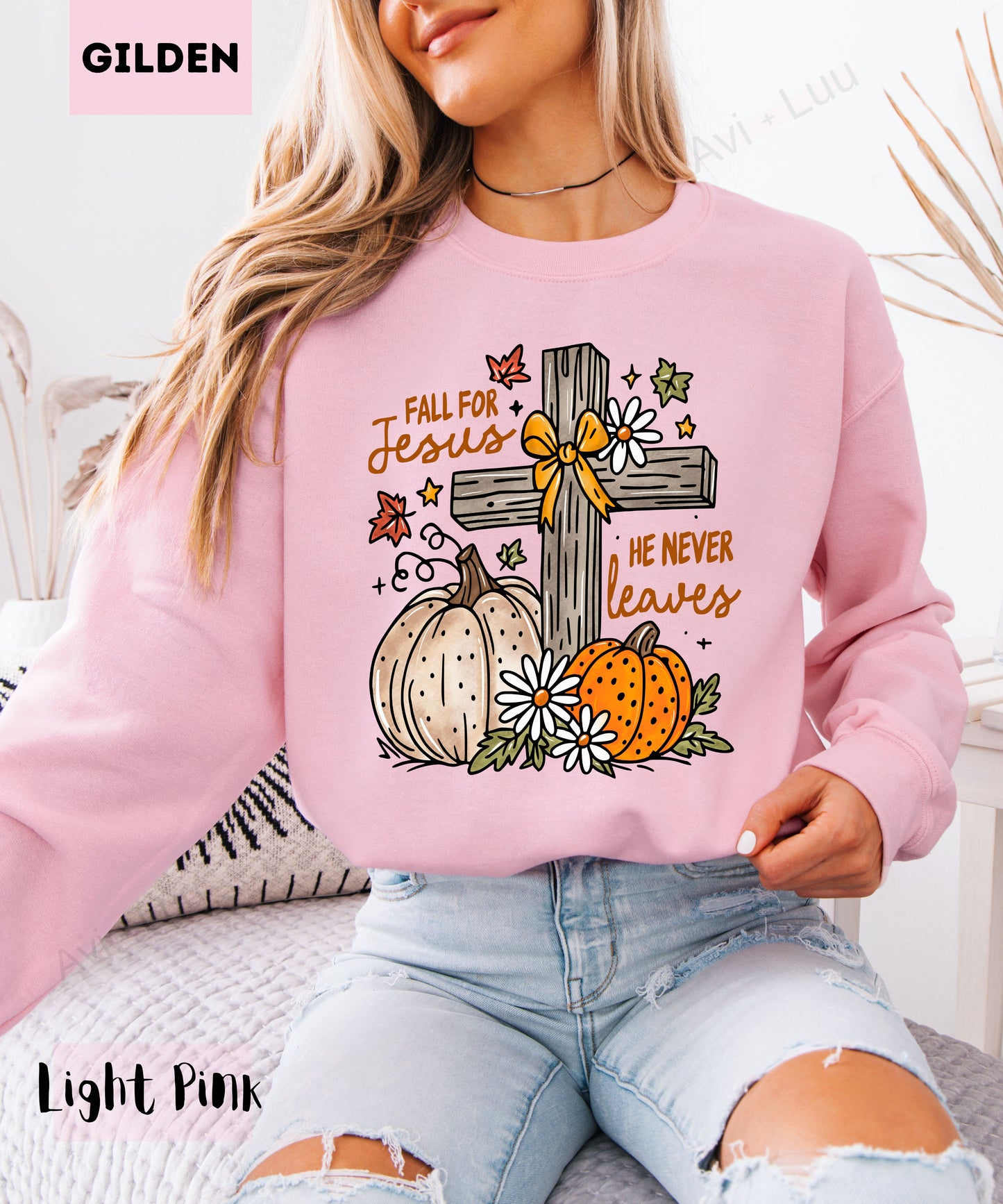 Fall For Jesus| Gilden Unisex Sweatshirt