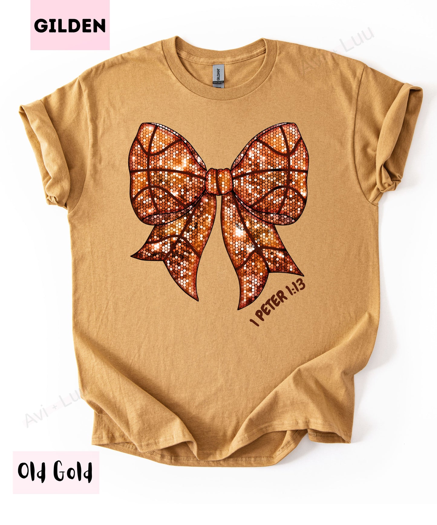 Basketball Bow | Gilden Unisex T-Shirt