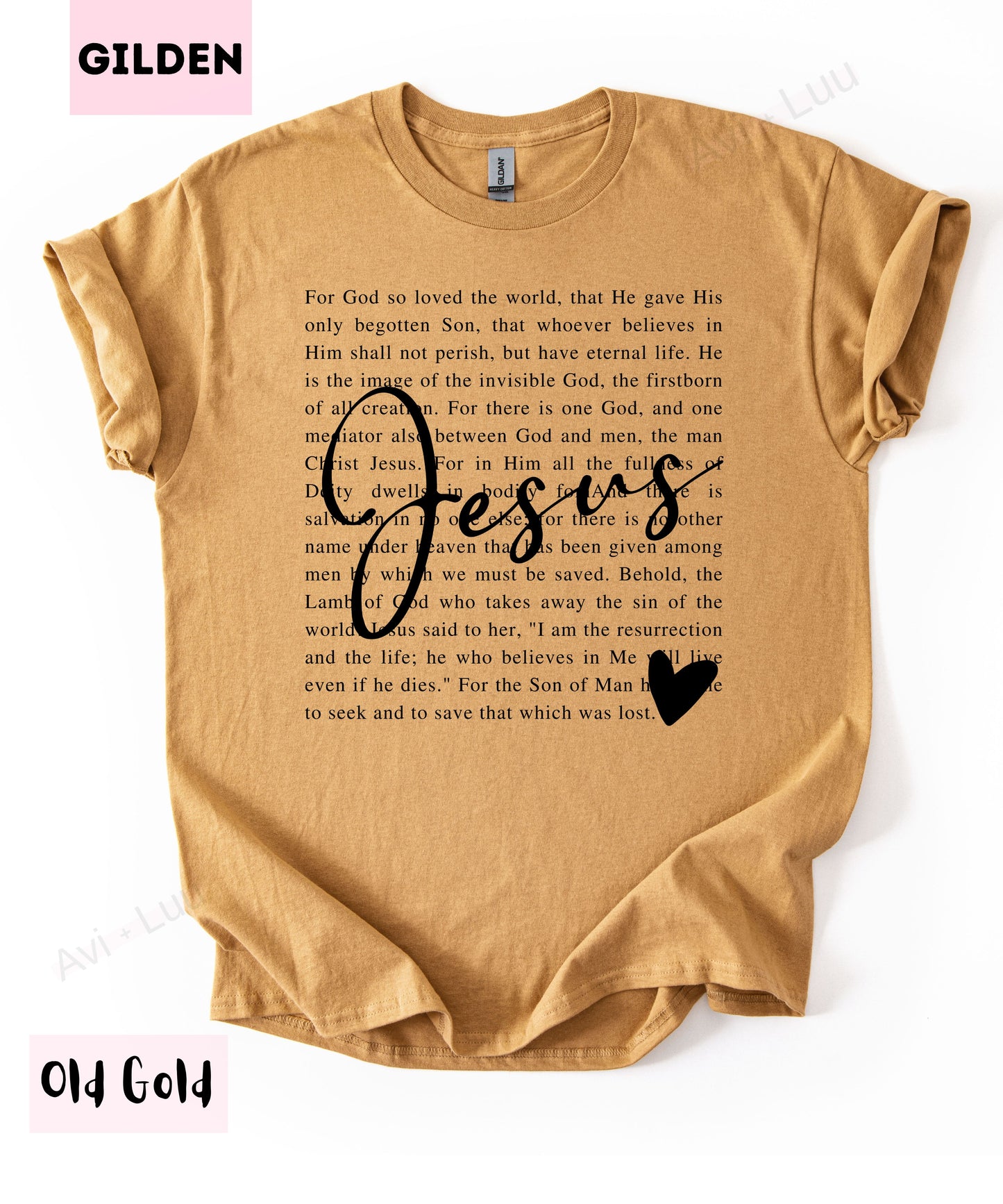Jesus Scripture | Gilden Unisex T-Shirt