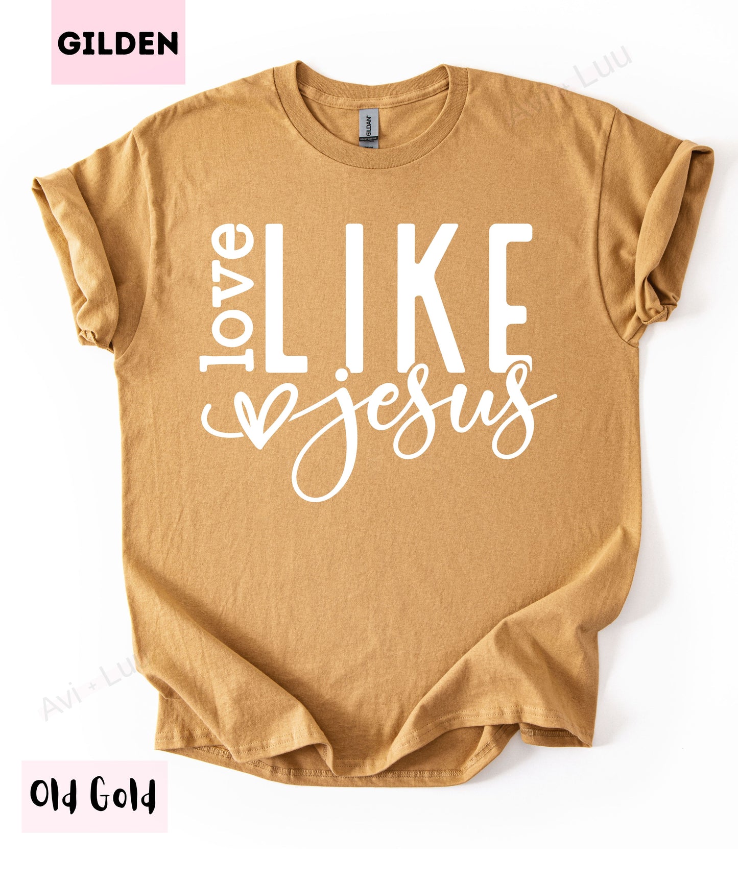Love Like Jesus Heart | Gilden Unisex T-Shirt