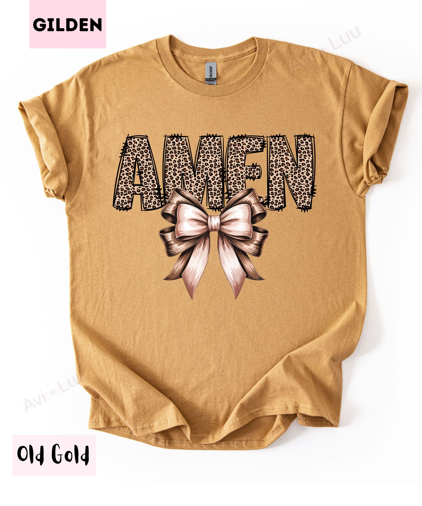 Cheetah Amen | Gilden Unisex T-Shirt