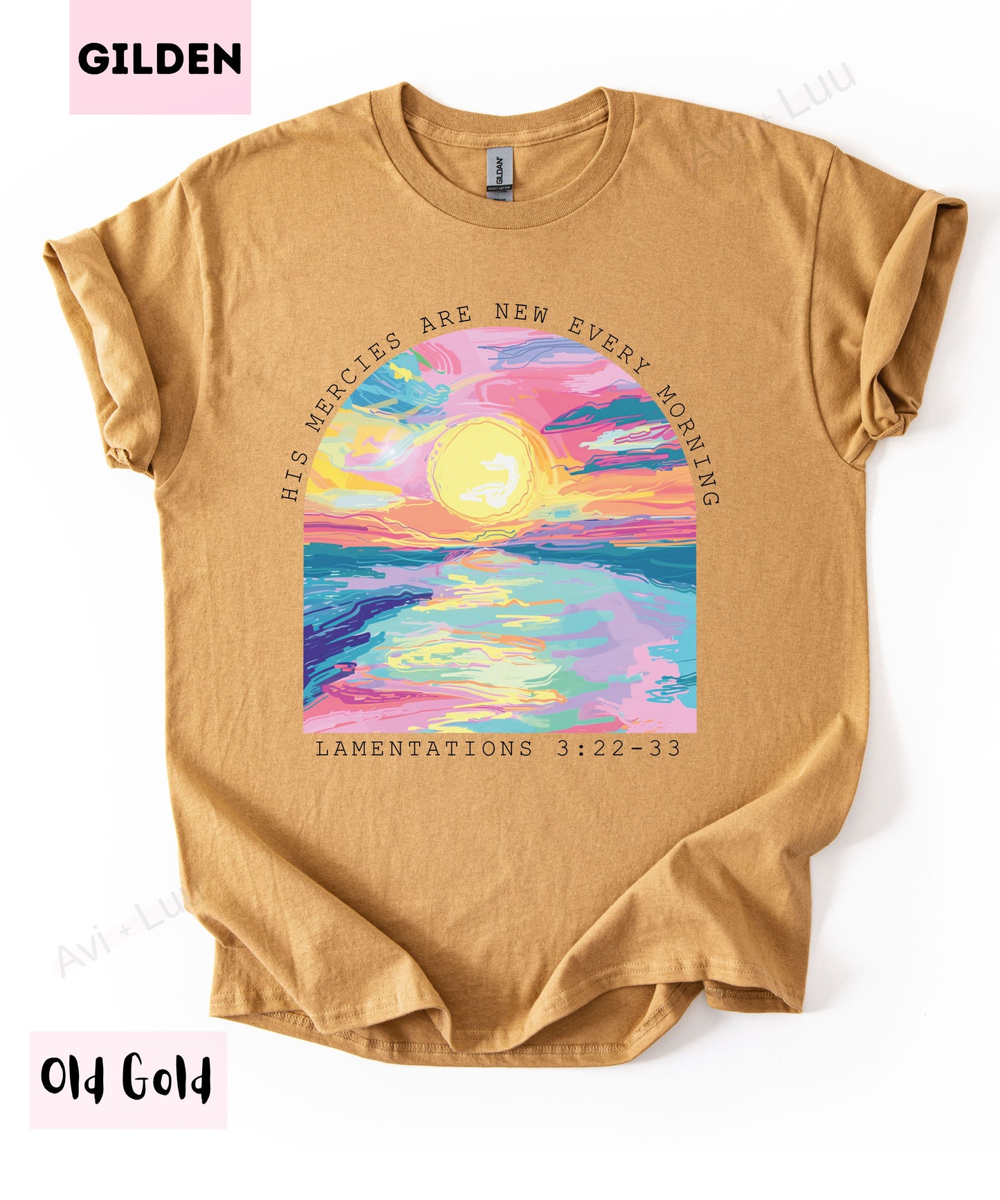Colorful Sunset | Gilden Unisex T-Shirt