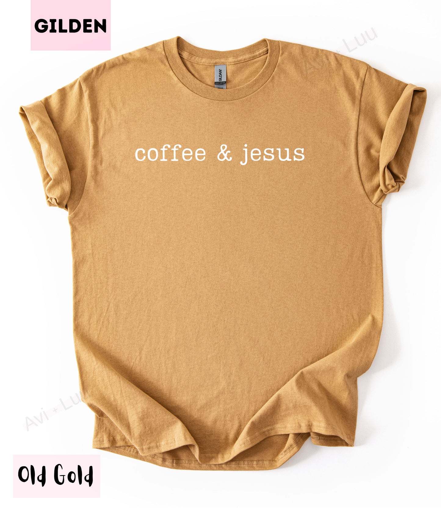 Coffee & Jesus | Gilden Unisex T-Shirt