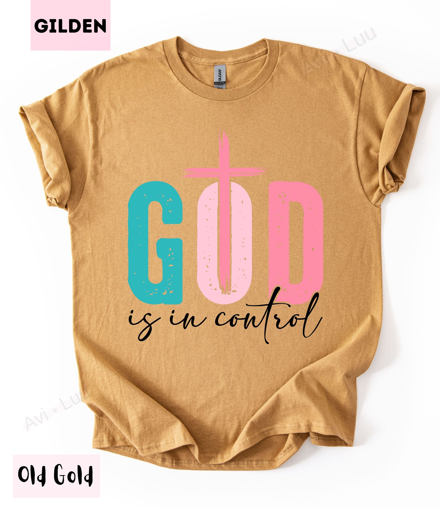 God Is In Control | Gilden Unisex T-Shirt
