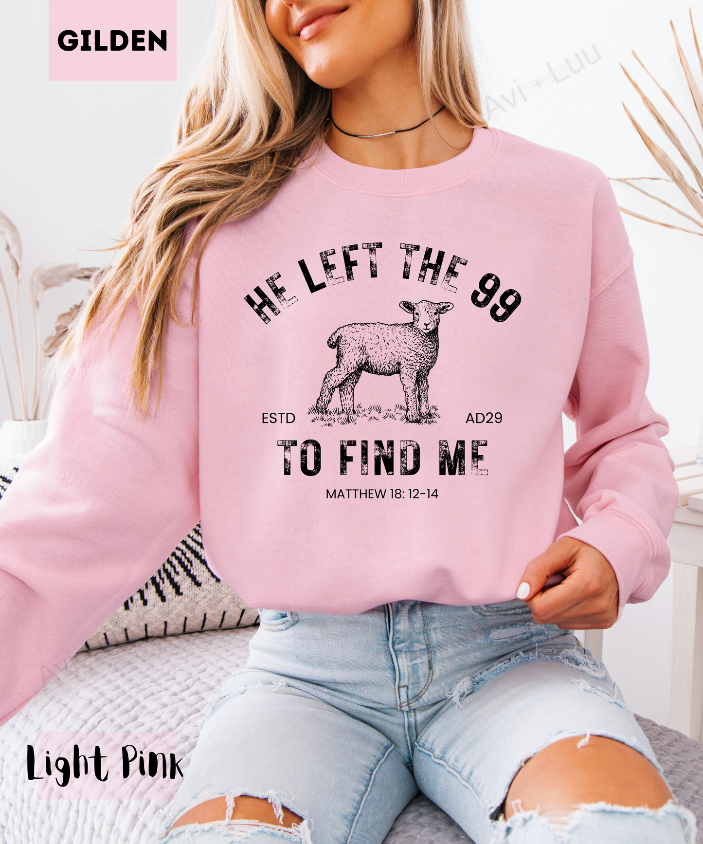 He Left The 99 | Gilden Unisex Sweatshirt