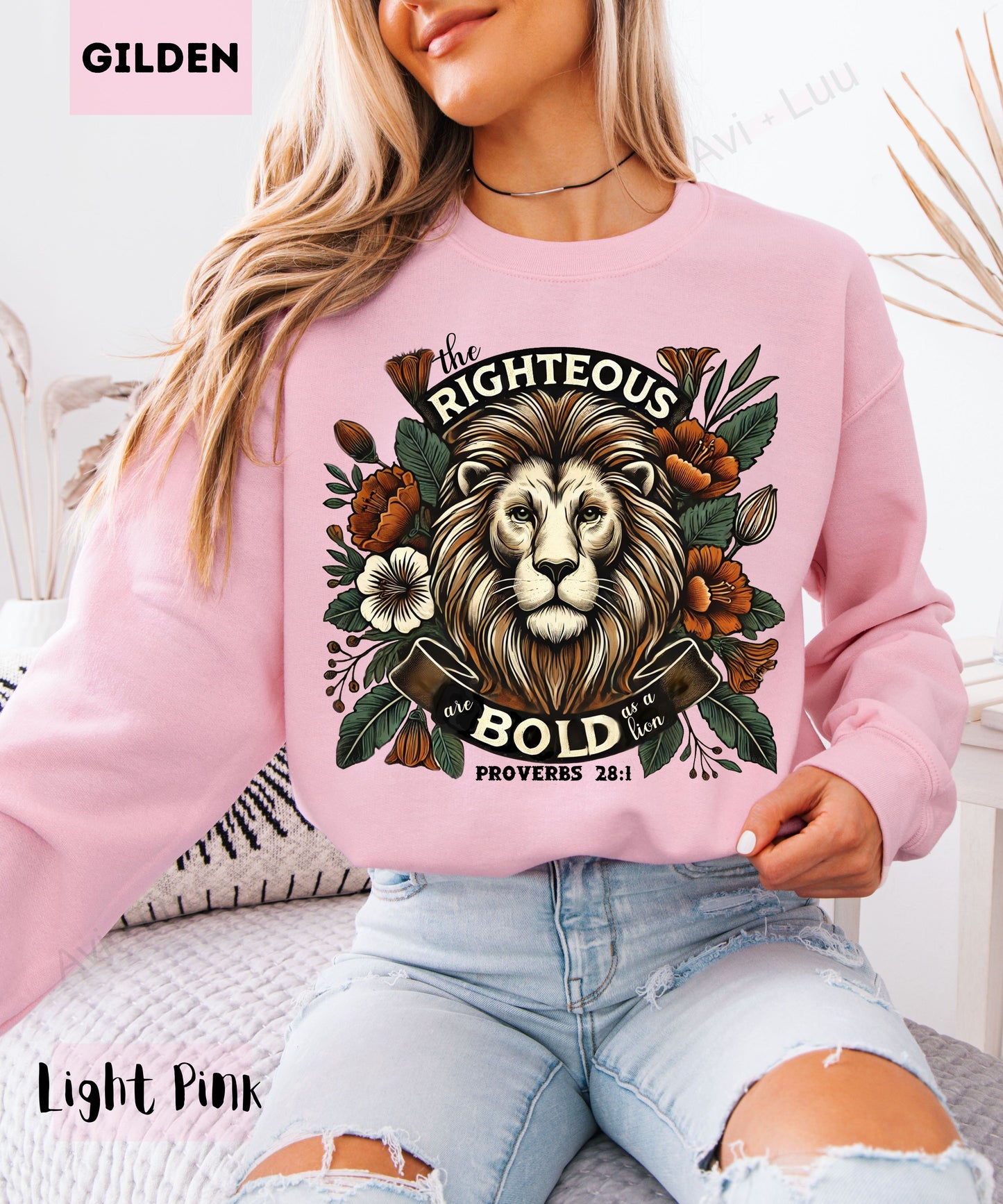Righteous Bold | Gilden Unisex Sweatshirt
