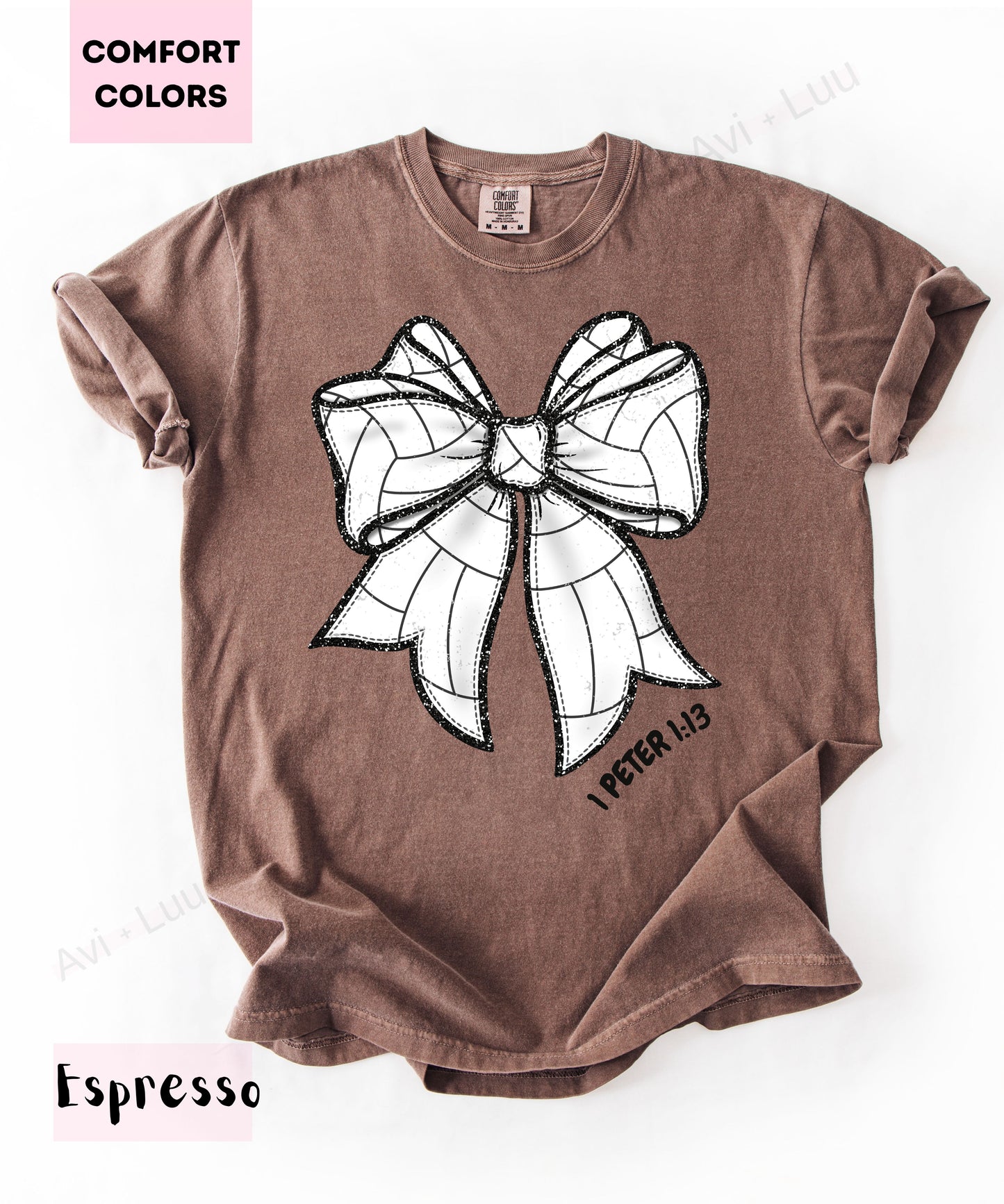 Volleyball Bow | Comfort Colors Unisex T-Shirt