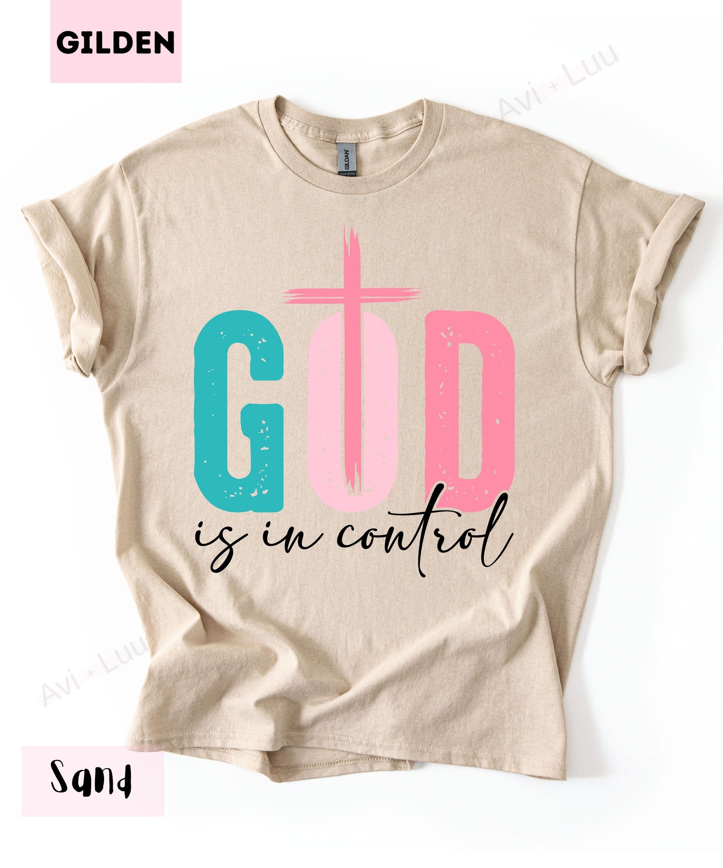 God Is In Control | Gilden Unisex T-Shirt