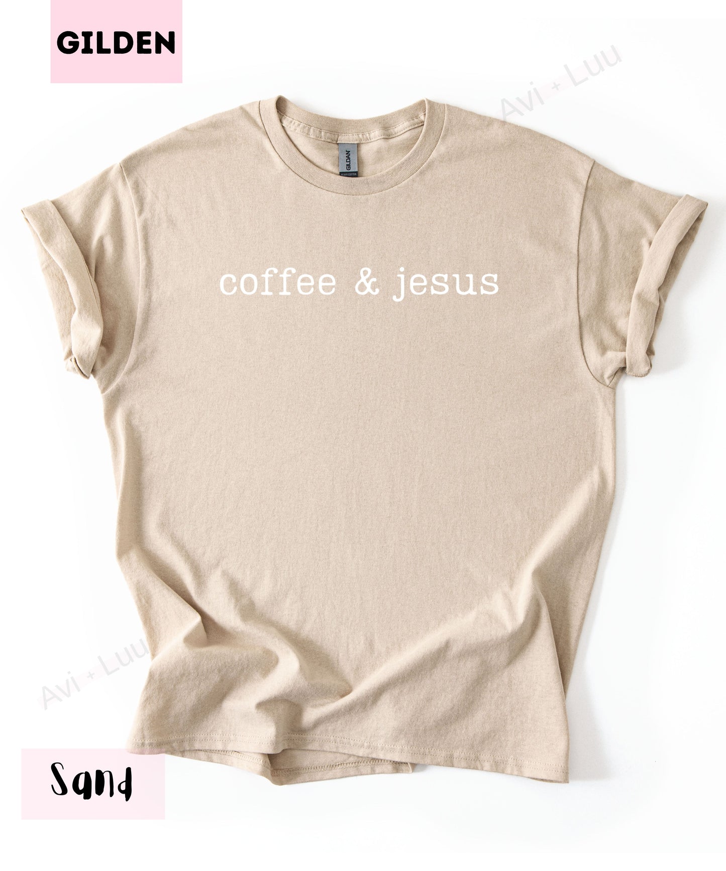 Coffee & Jesus | Gilden Unisex T-Shirt