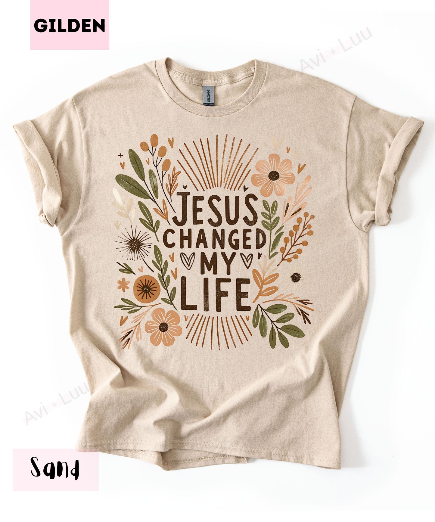 Jesus Changed My Life | Gilden Unisex T-Shirt