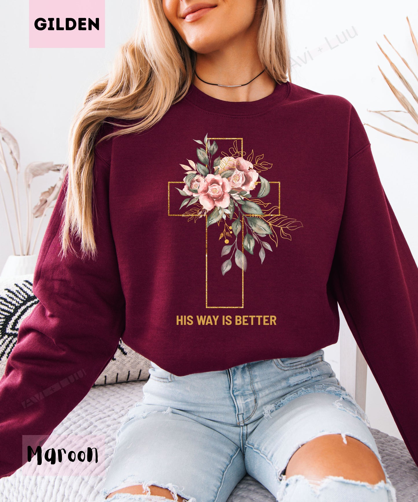 His Way Is Better | Gilden Unisex Sweatshirt