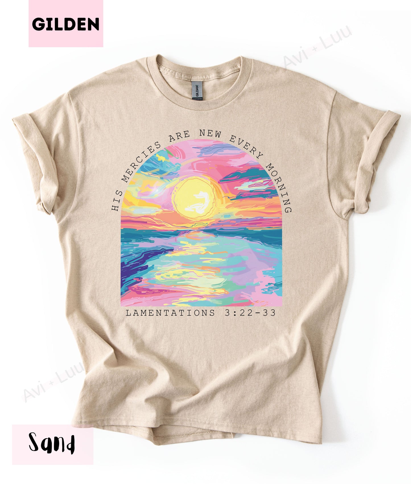 Colorful Sunset | Gilden Unisex T-Shirt