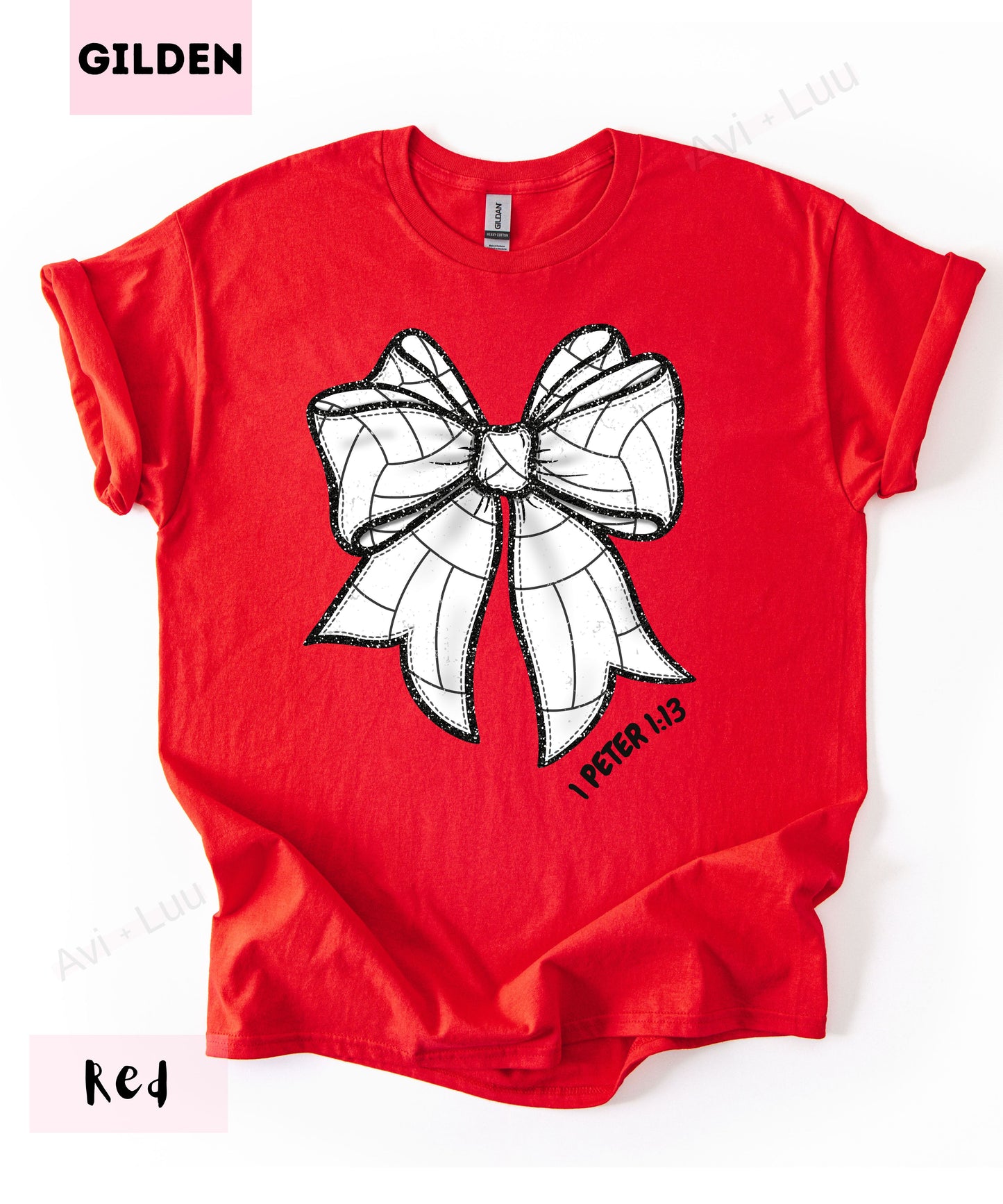 Volleyball Bow | Gilden Unisex T-Shirt