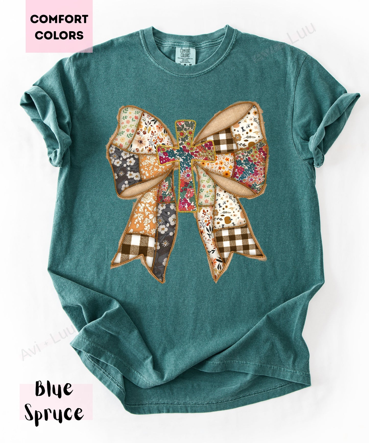 Fabric Bow | Comfort Colors Unisex T-Shirt