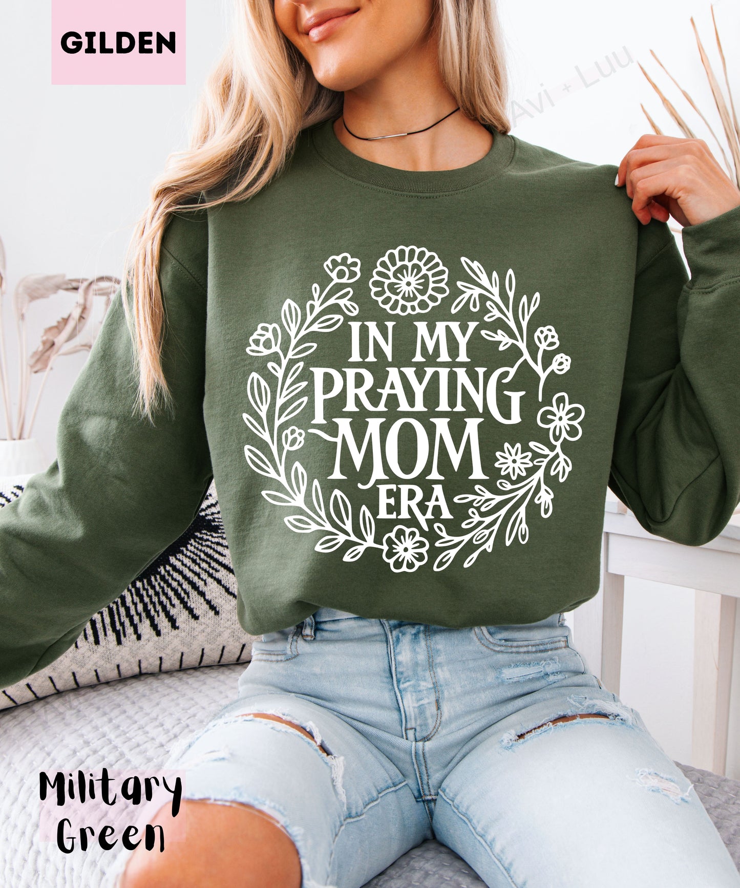 In My Praying Mom Era | Gilden Unisex Sweatshirt
