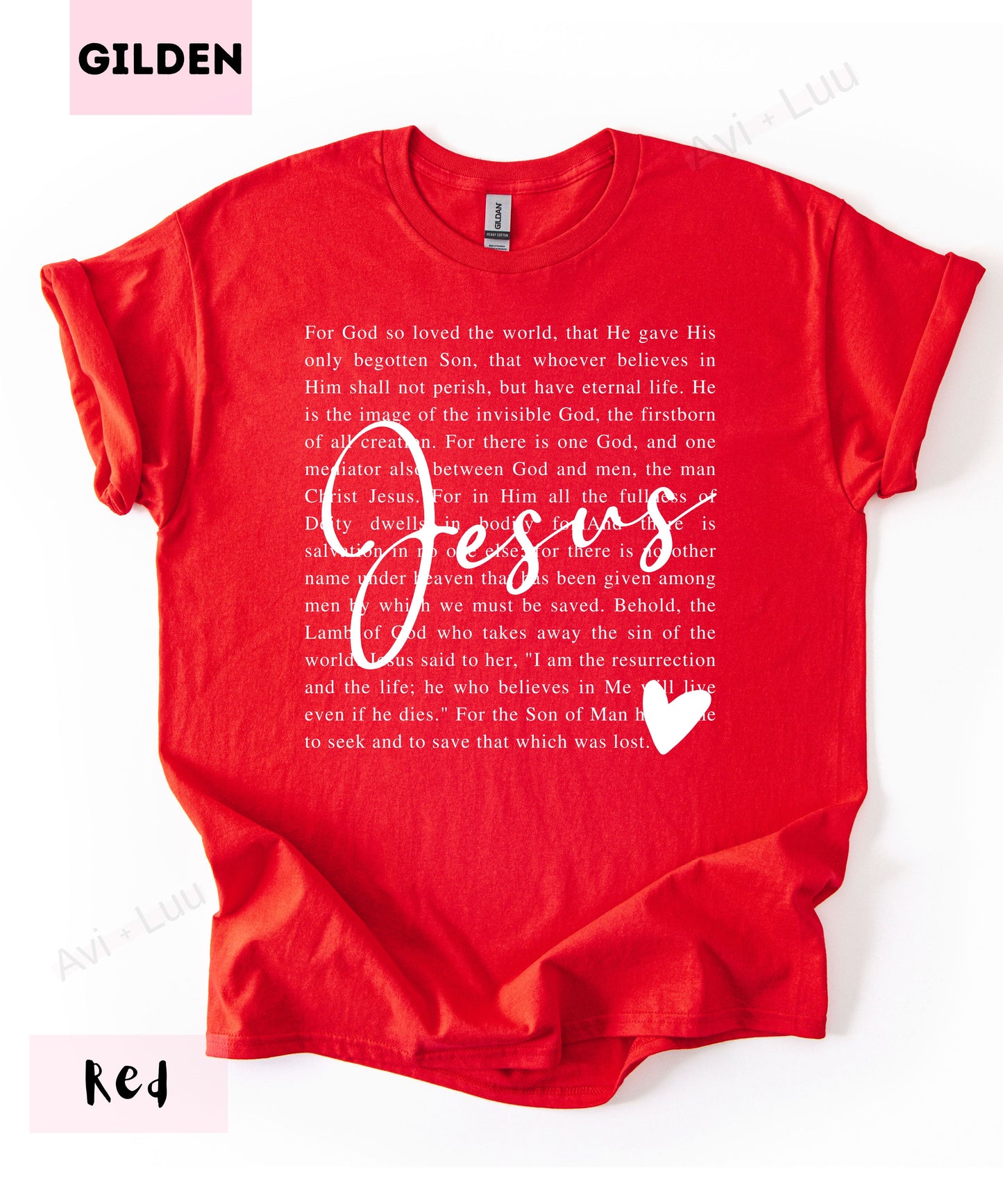 Jesus Scripture | Gilden Unisex T-Shirt