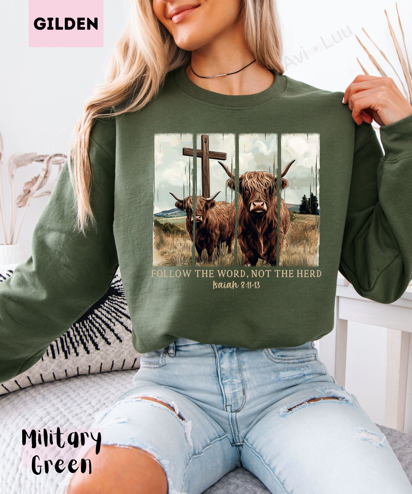 Follow The Word | Gilden Unisex Sweatshirt