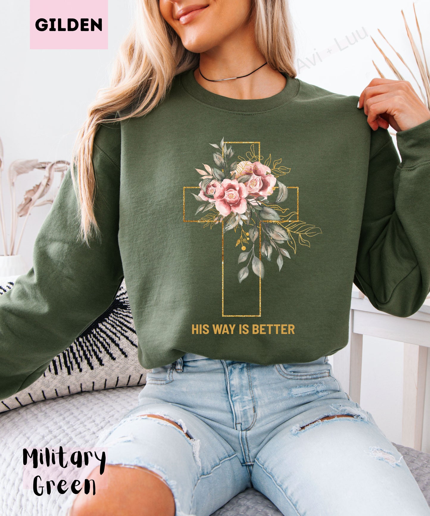 His Way Is Better | Gilden Unisex Sweatshirt