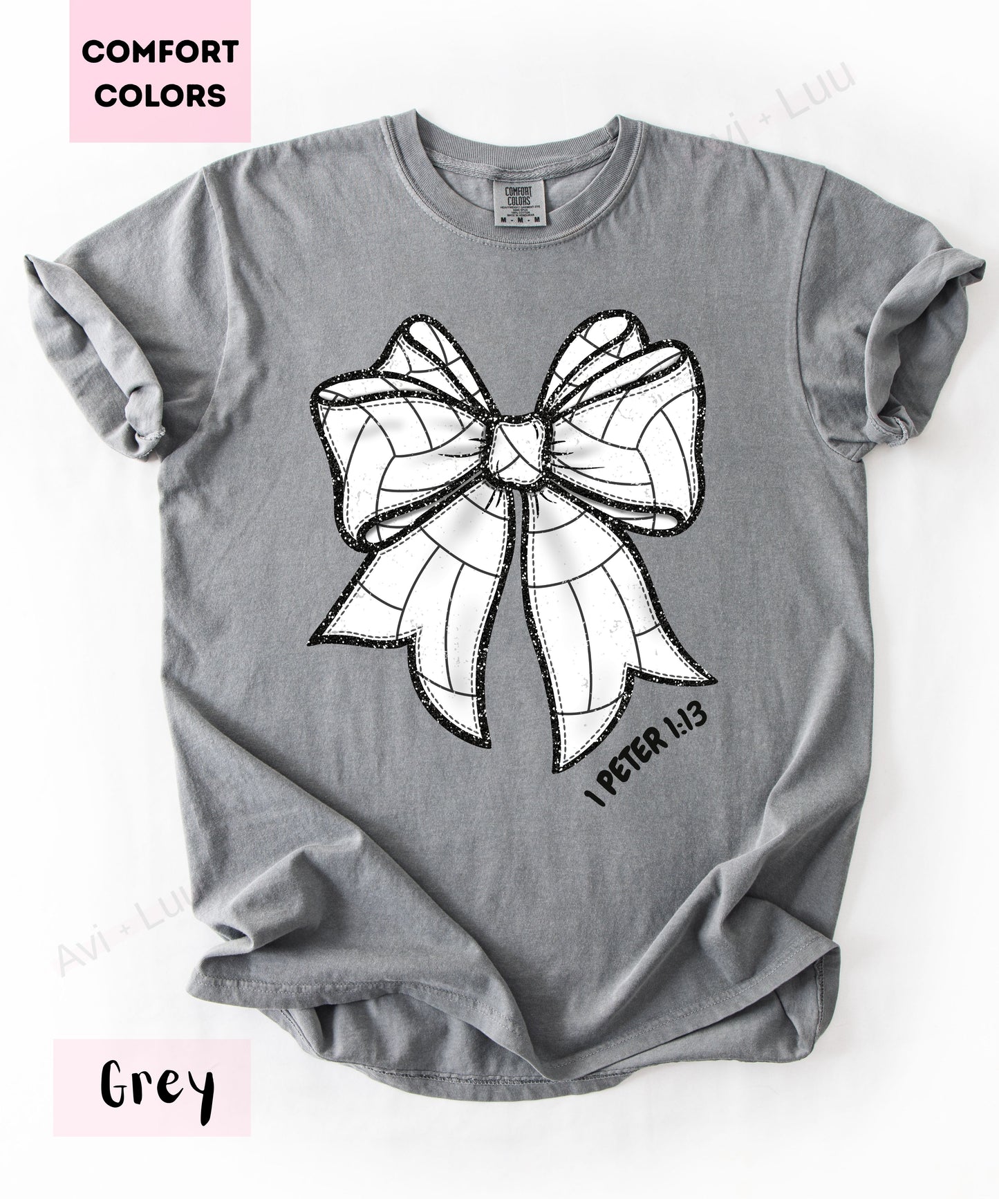 Volleyball Bow | Comfort Colors Unisex T-Shirt