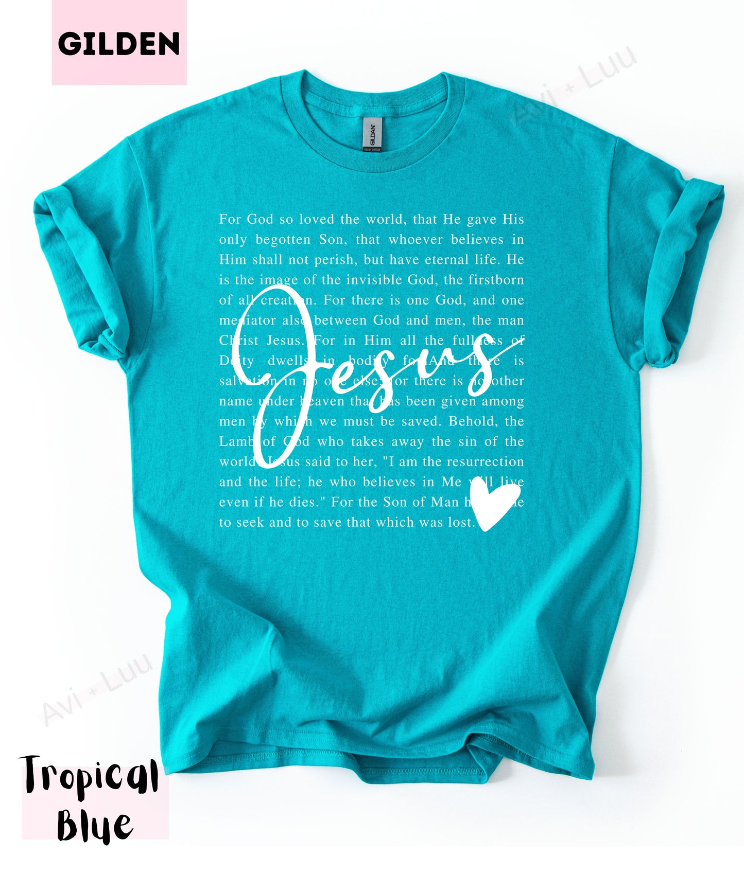 Jesus Scripture | Gilden Unisex T-Shirt