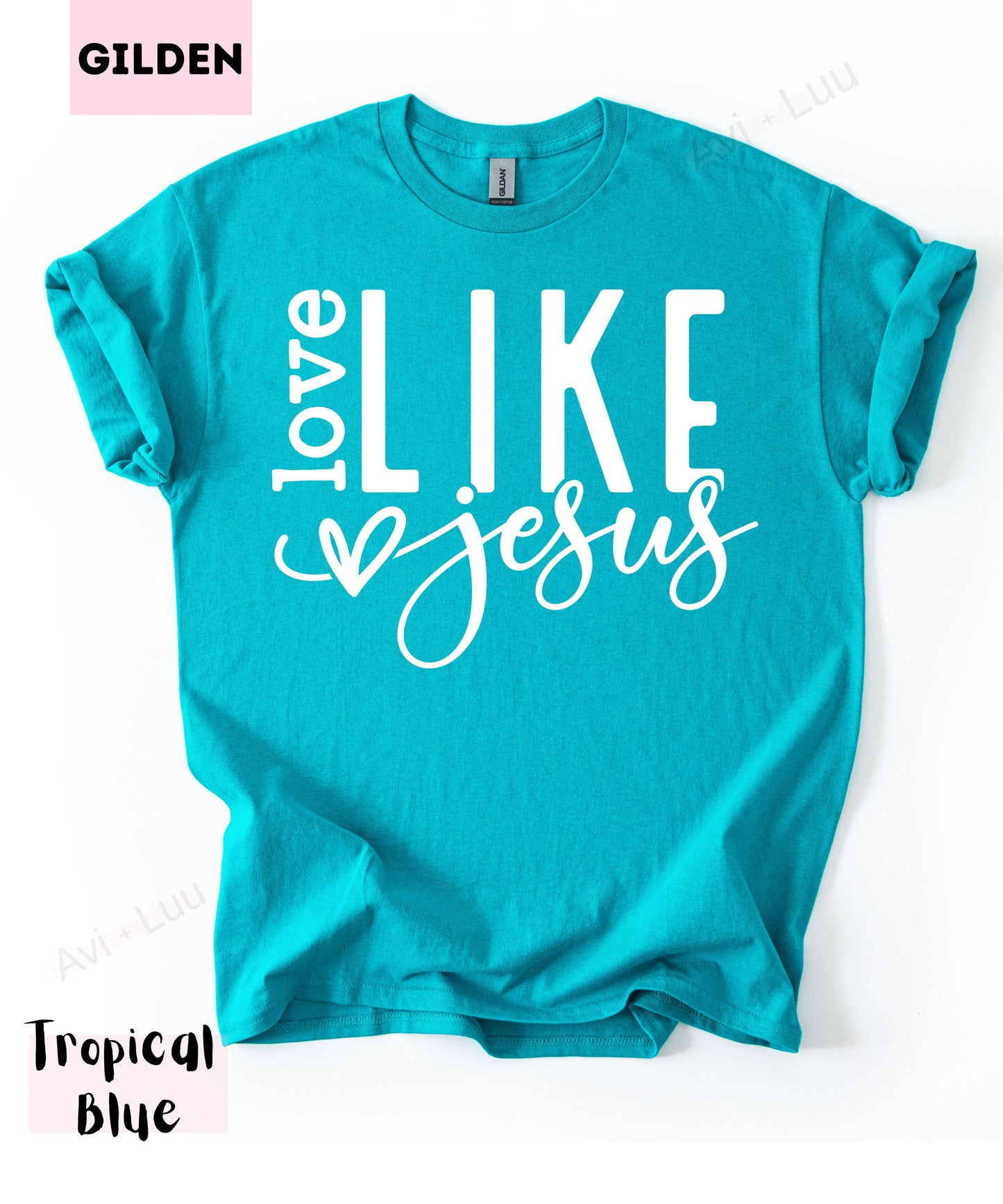 Love Like Jesus Heart | Gilden Unisex T-Shirt