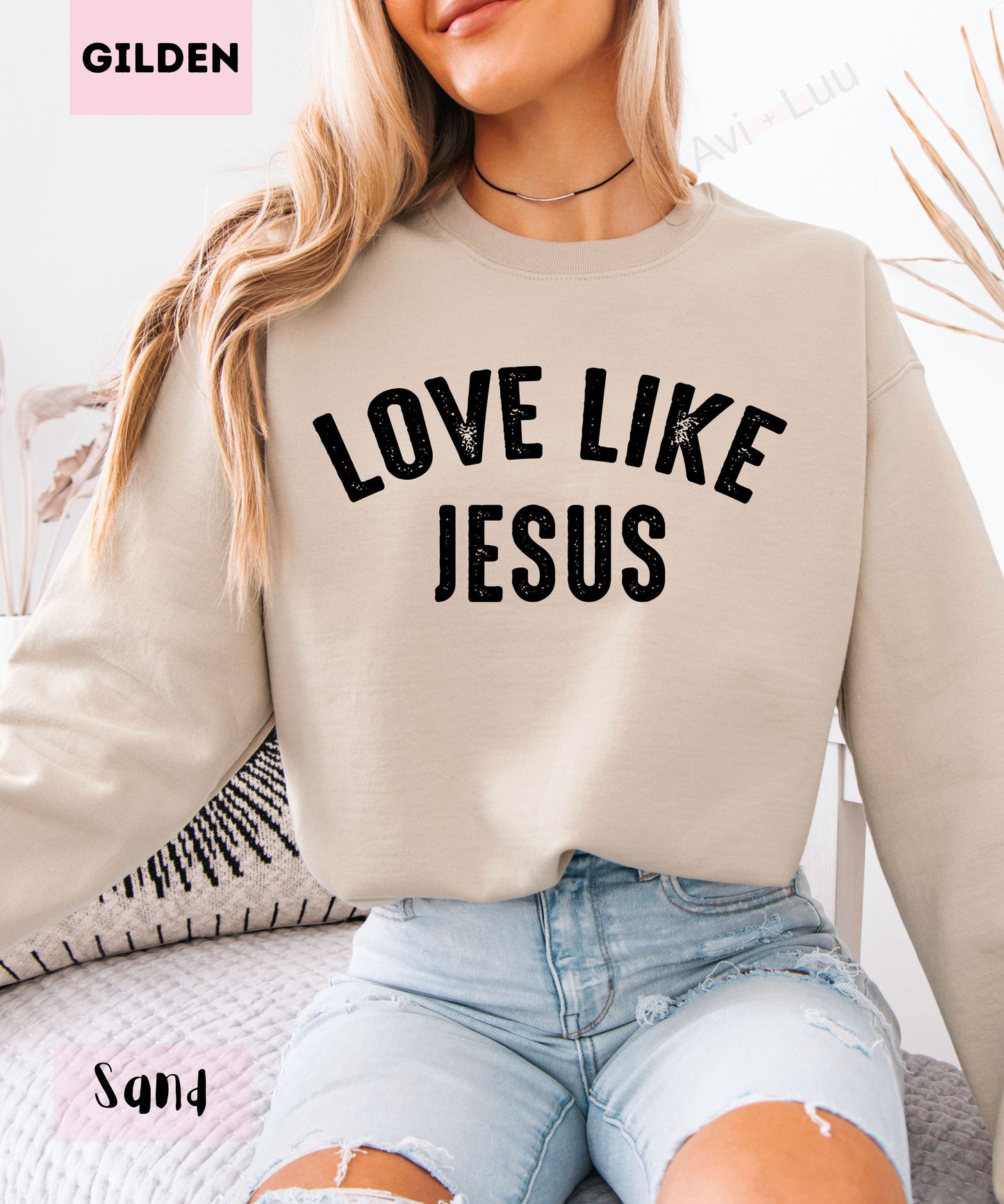 Love Like Jesus | Gilden Unisex Sweatshirt