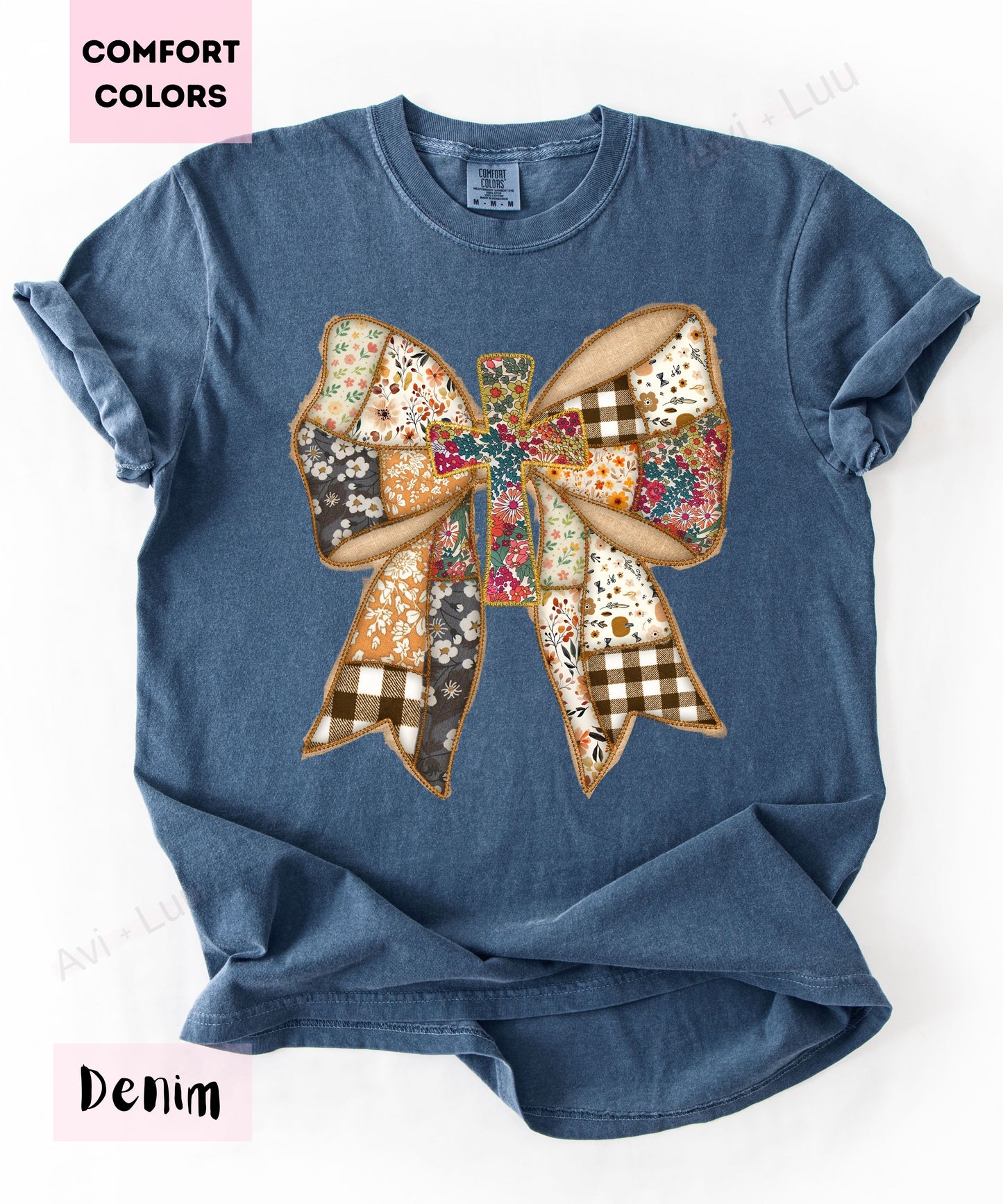 Fabric Bow | Comfort Colors Unisex T-Shirt