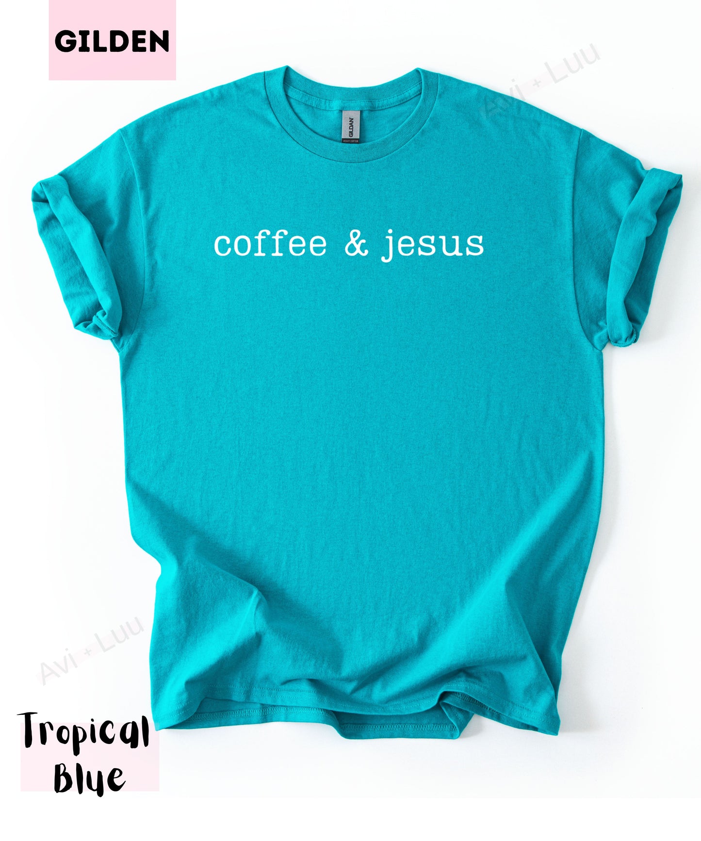 Coffee & Jesus | Gilden Unisex T-Shirt