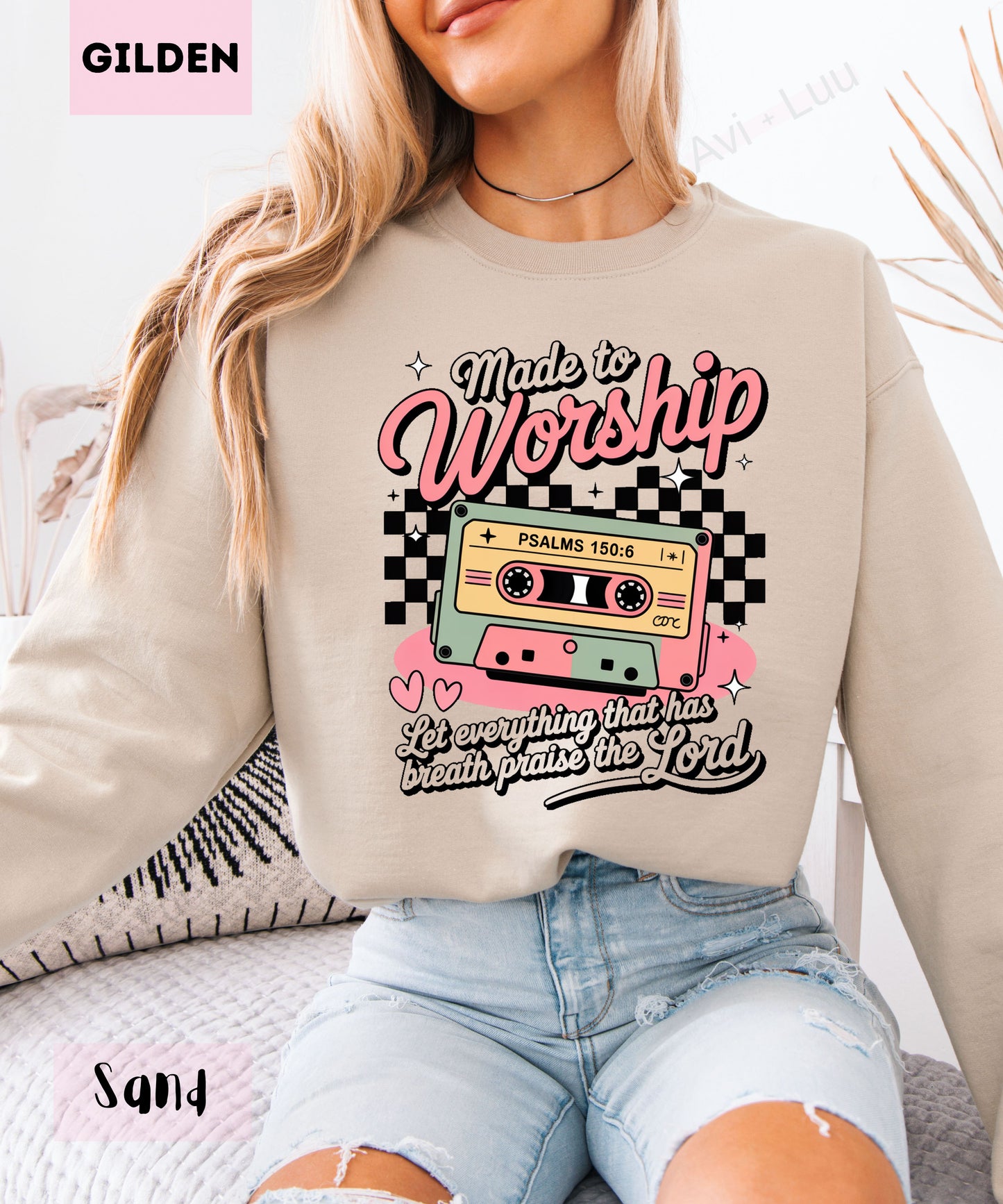 Made To Worship | Gilden Unisex Sweatshirt