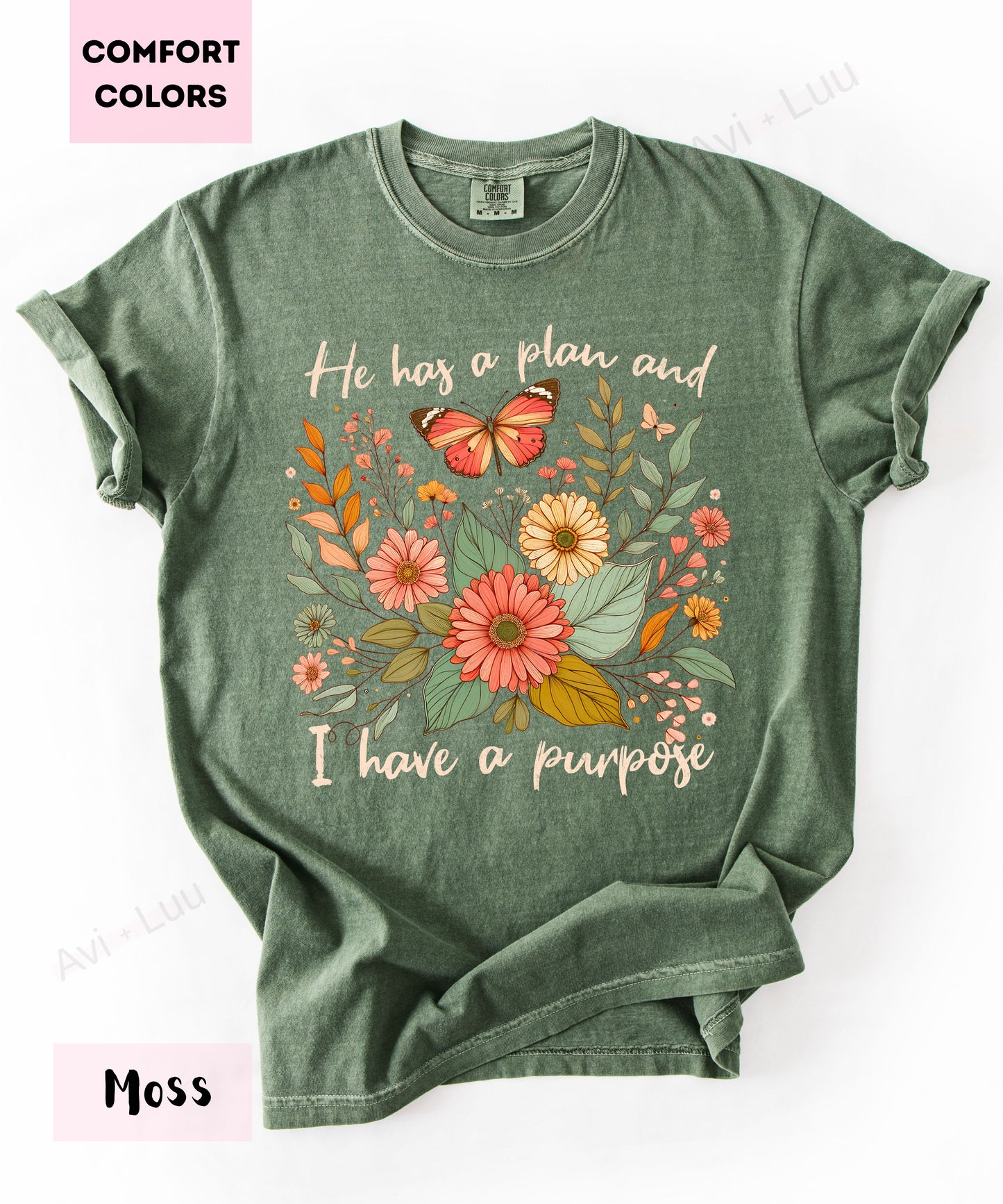 He Has A Plan | Comfort Colors Unisex T-Shirt