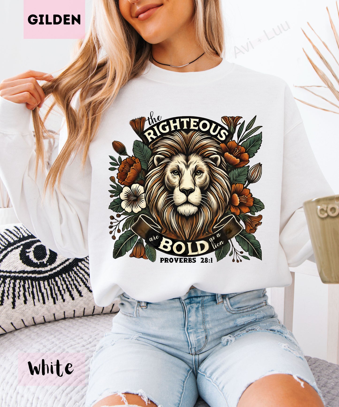 Righteous Bold | Gilden Unisex Sweatshirt