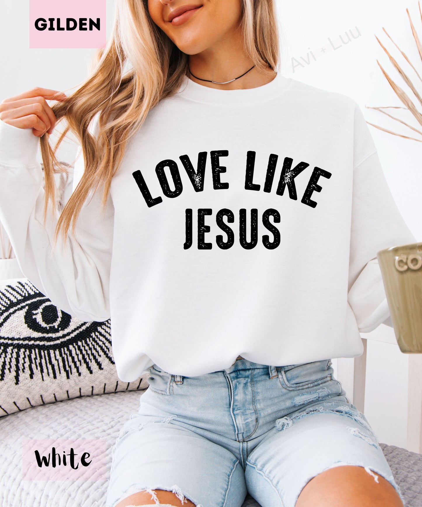 Love Like Jesus | Gilden Unisex Sweatshirt