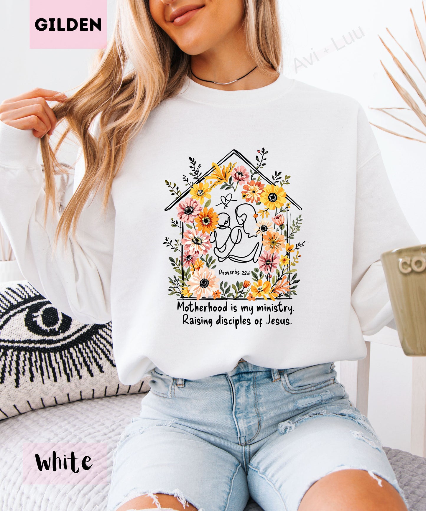 Motherhood | Gilden Unisex Sweatshirt