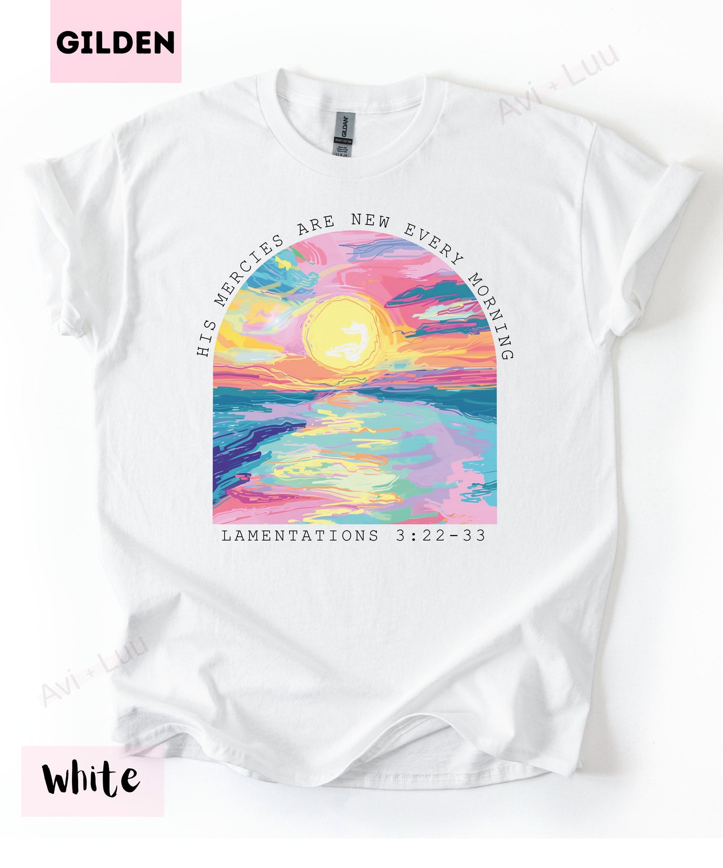 Colorful Sunset | Gilden Unisex T-Shirt