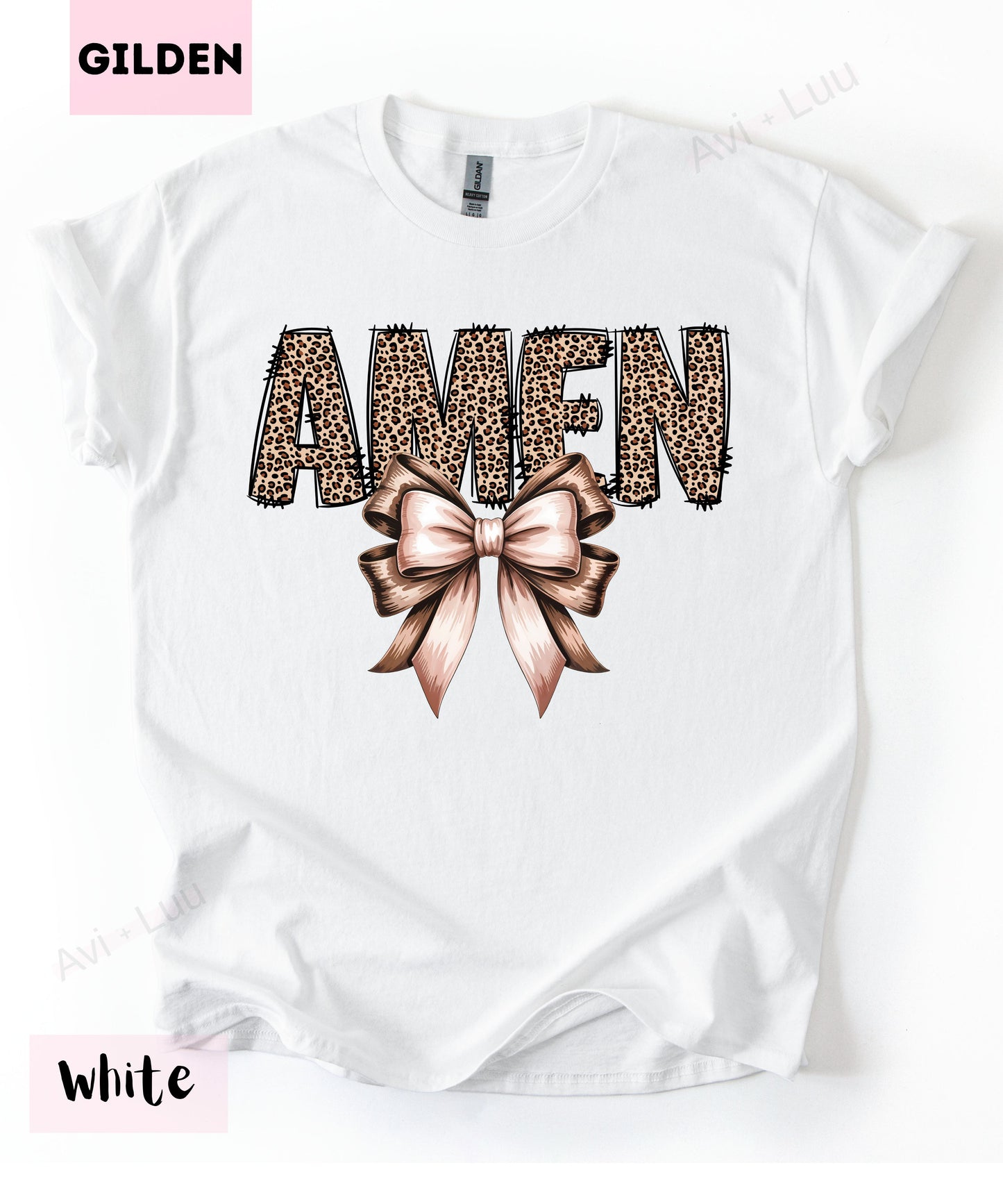 Cheetah Amen | Gilden Unisex T-Shirt