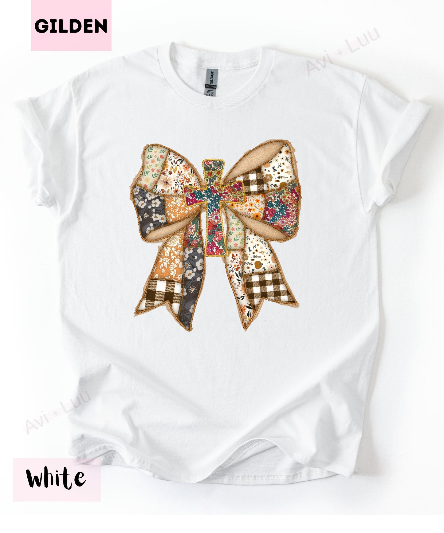 Fabric Bow | Gilden Unisex T-Shirt