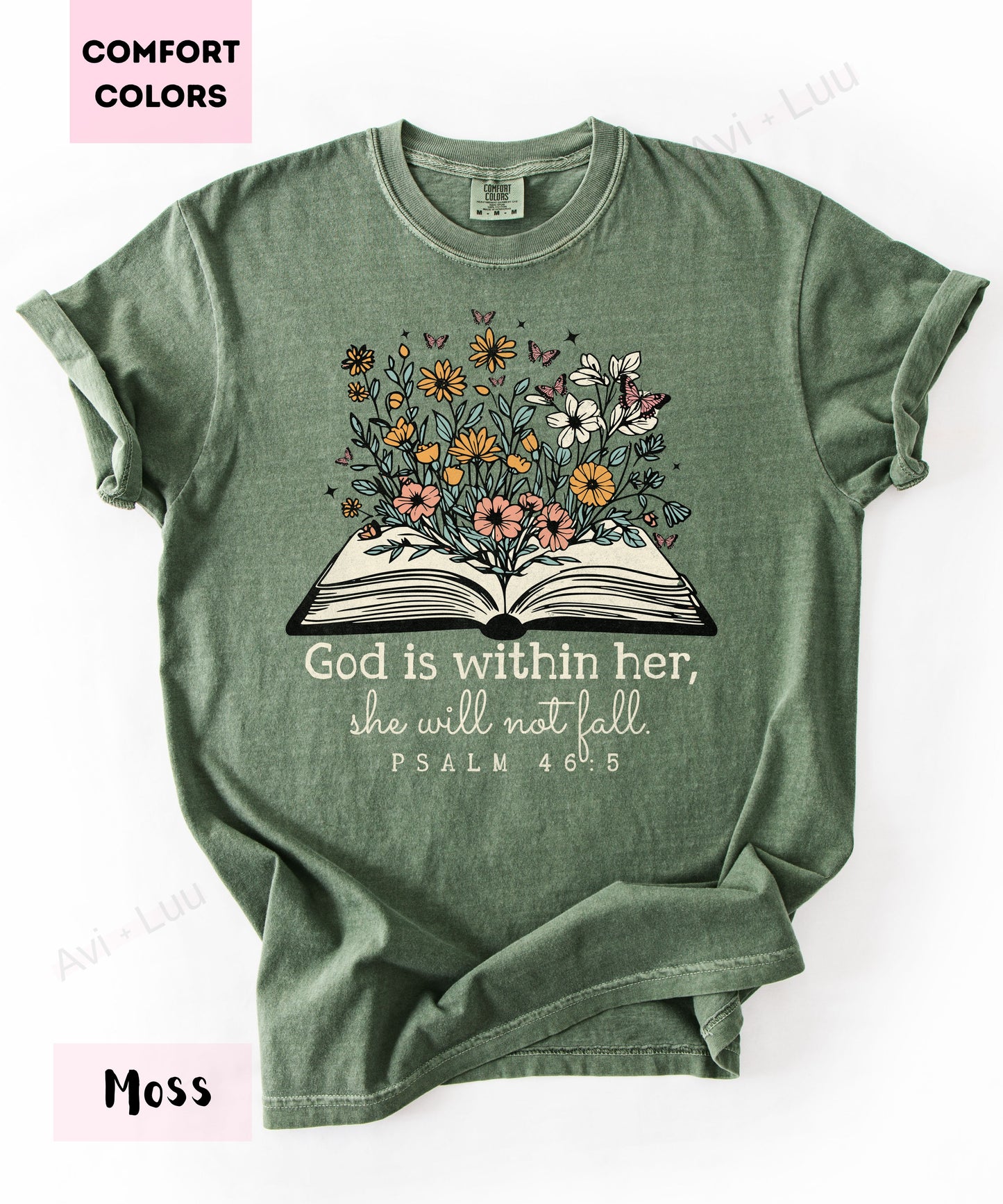 God Is Within Her | Comfort Colors Unisex T-Shirt
