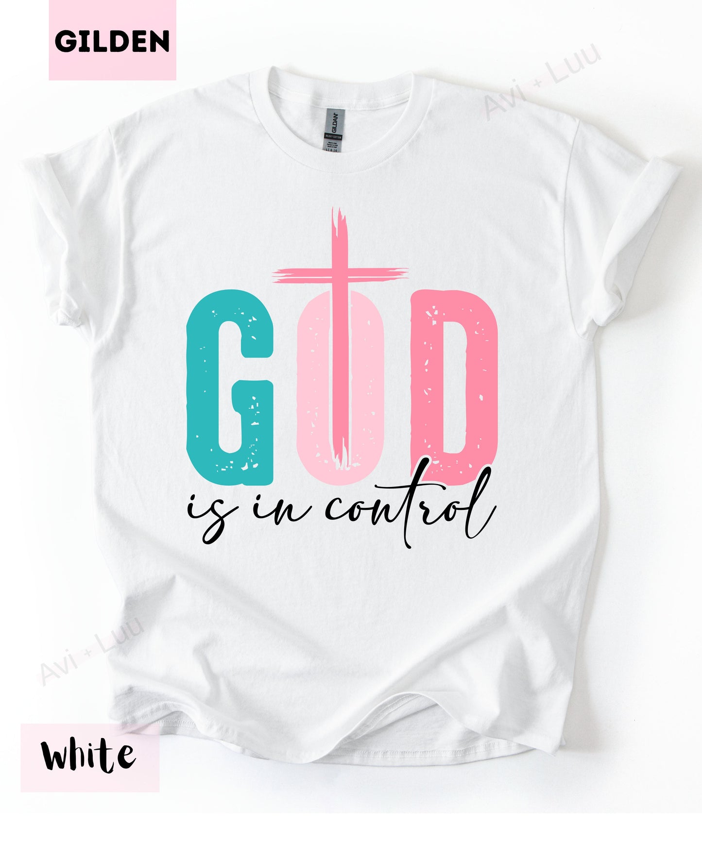 God Is In Control | Gilden Unisex T-Shirt