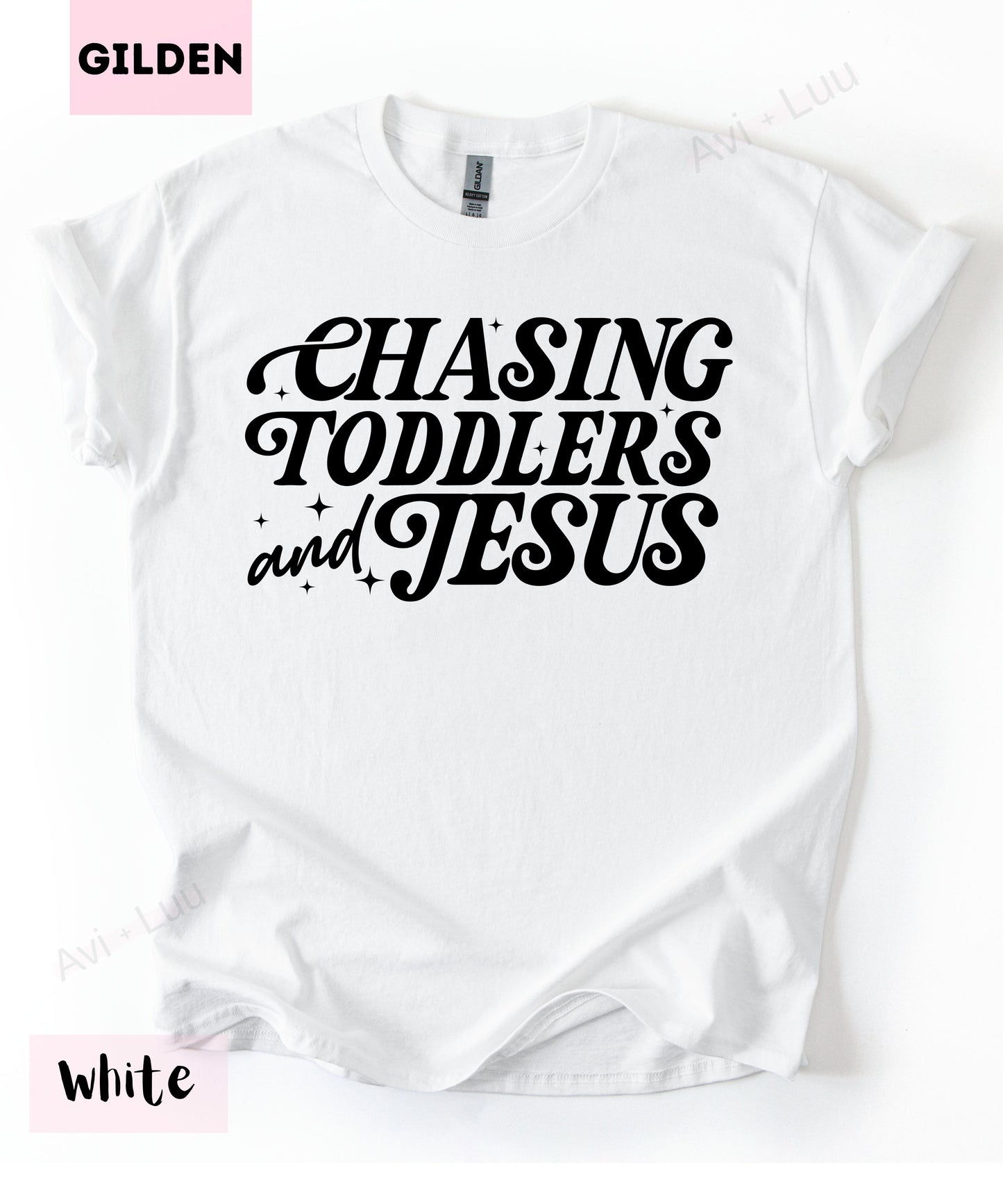 Chasing Toddlers And Jesus | Gilden Unisex T-Shirt