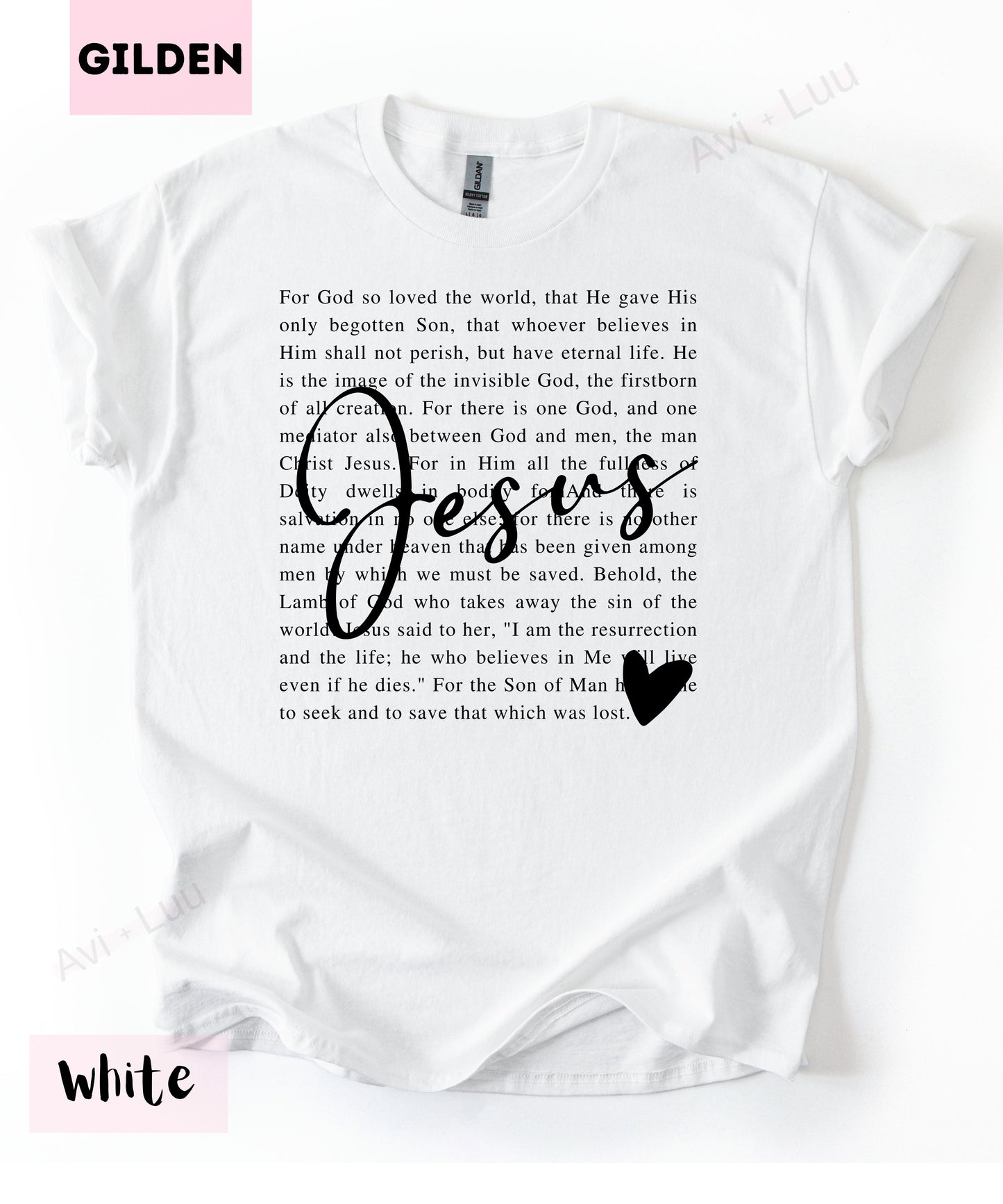 Jesus Scripture | Gilden Unisex T-Shirt