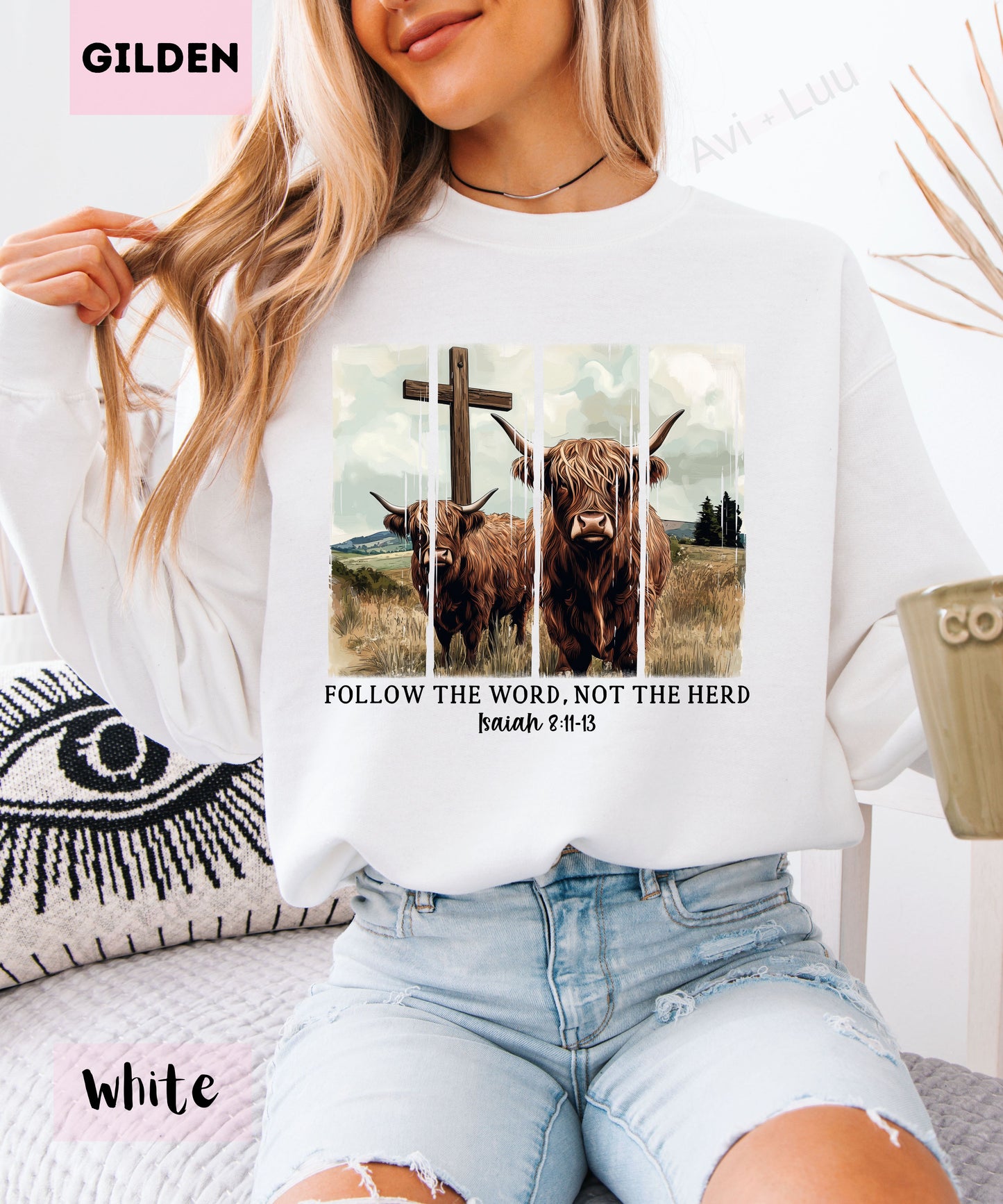 Follow The Word | Gilden Unisex Sweatshirt