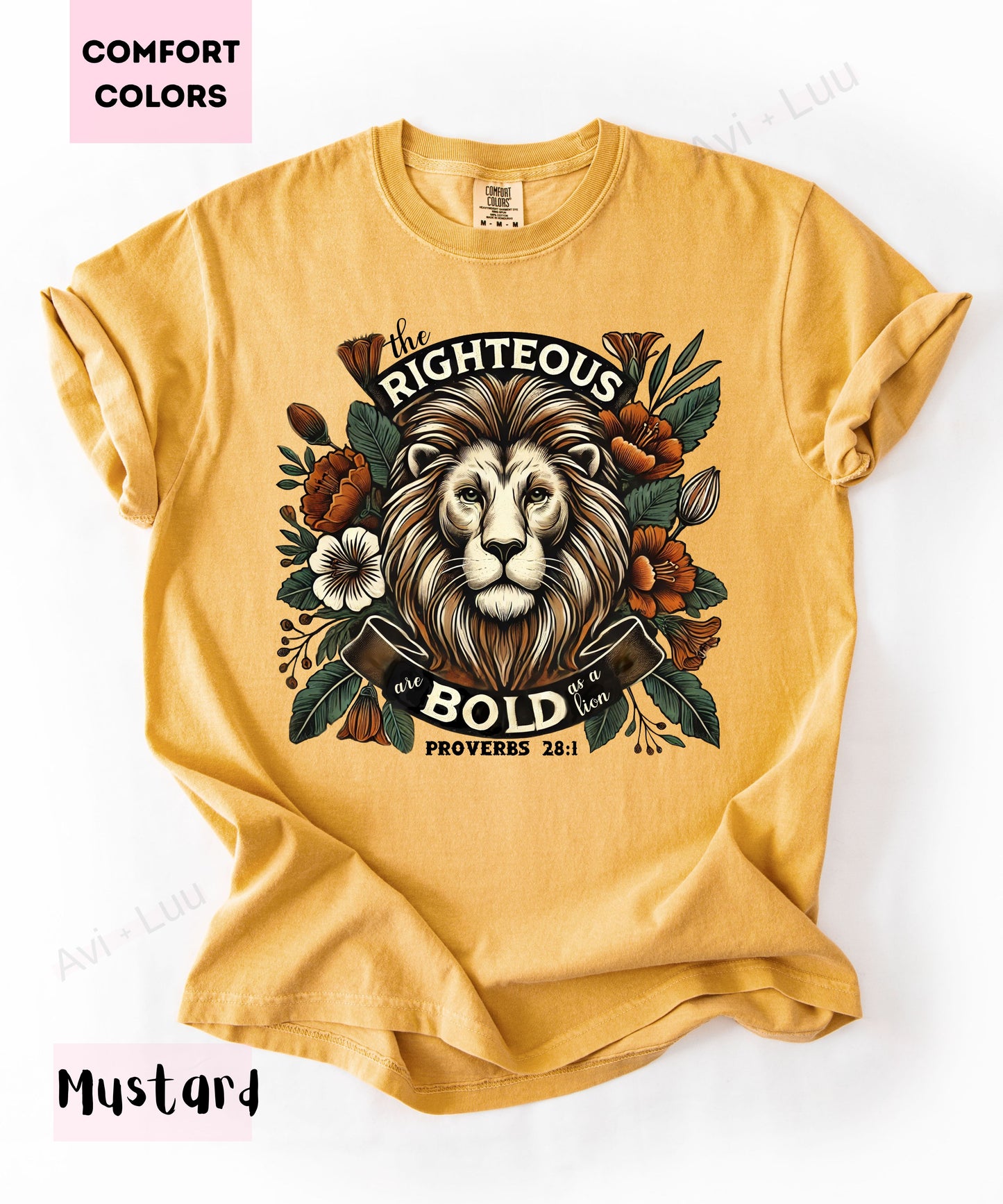 Righteous Lion | Comfort Colors Unisex T-Shirt
