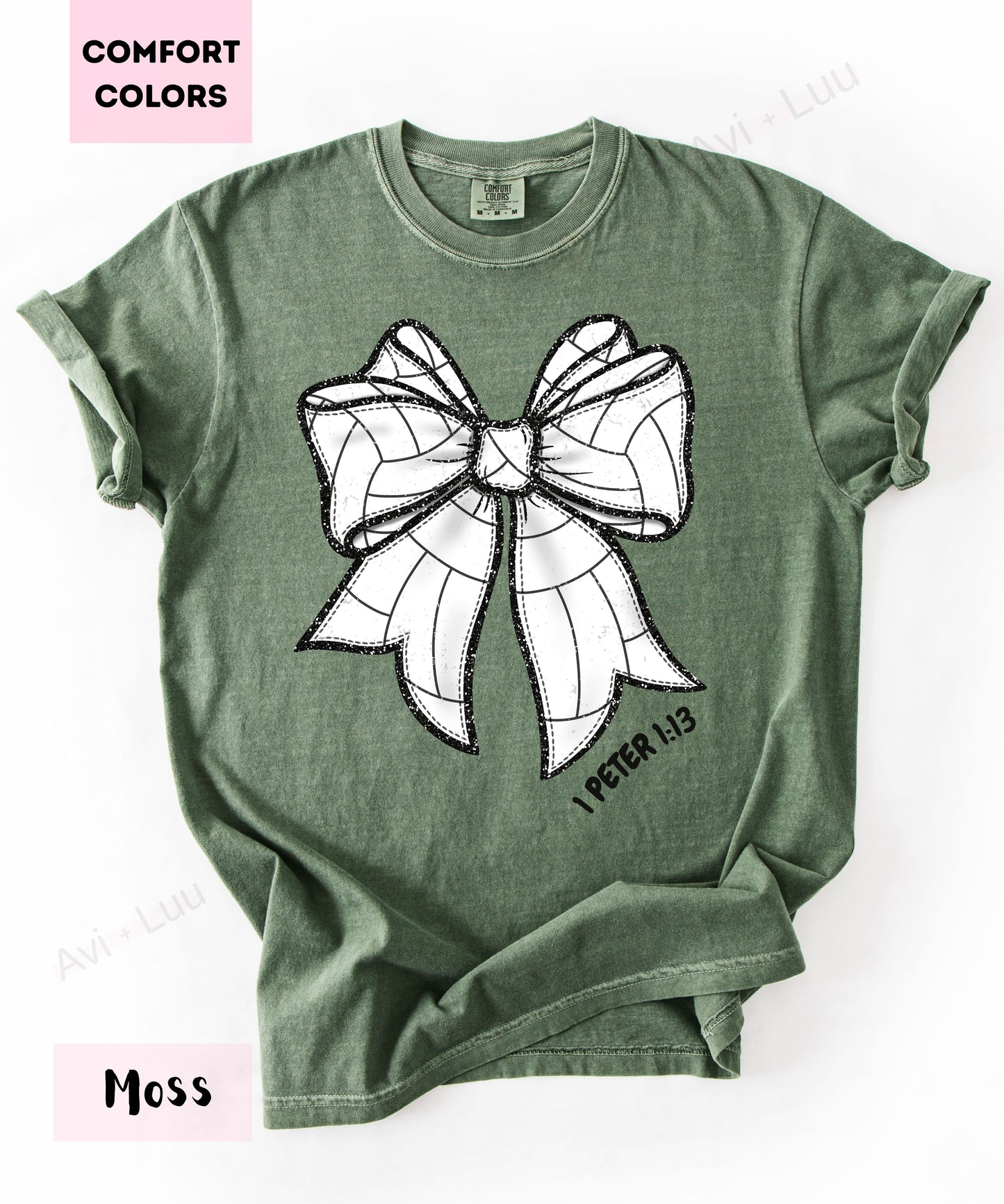Volleyball Bow | Comfort Colors Unisex T-Shirt
