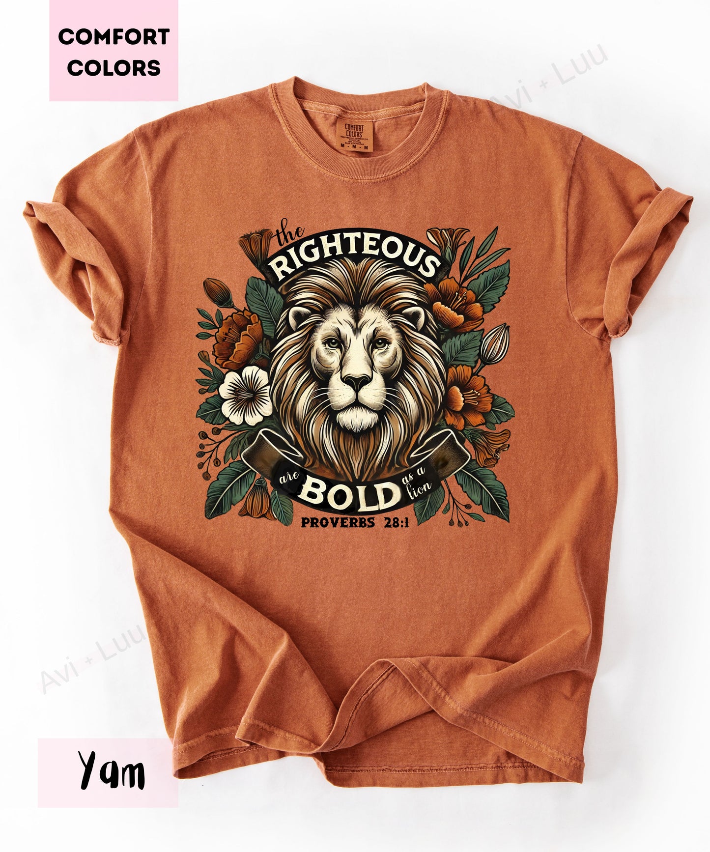Righteous Lion | Comfort Colors Unisex T-Shirt