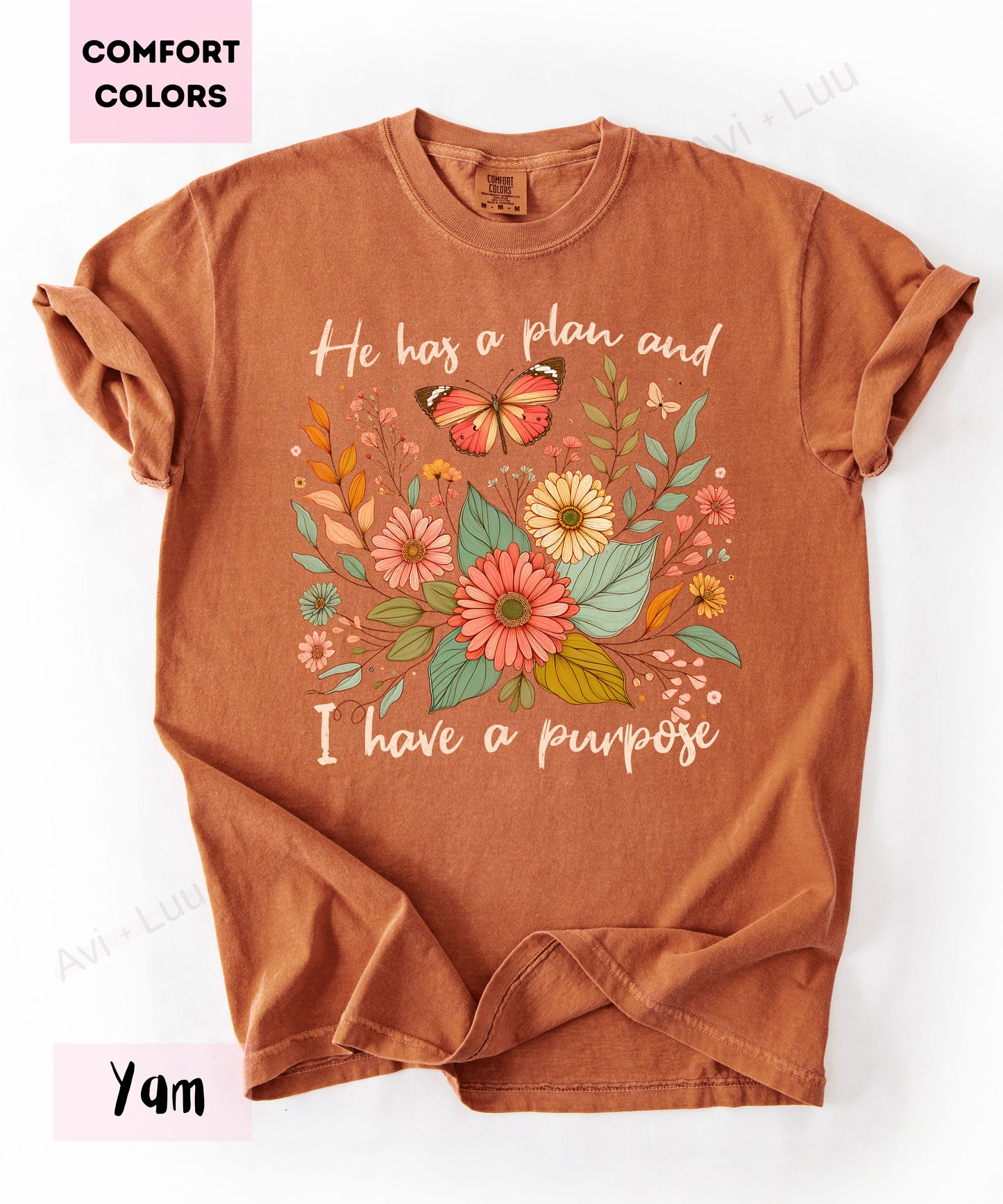 He Has A Plan | Comfort Colors Unisex T-Shirt
