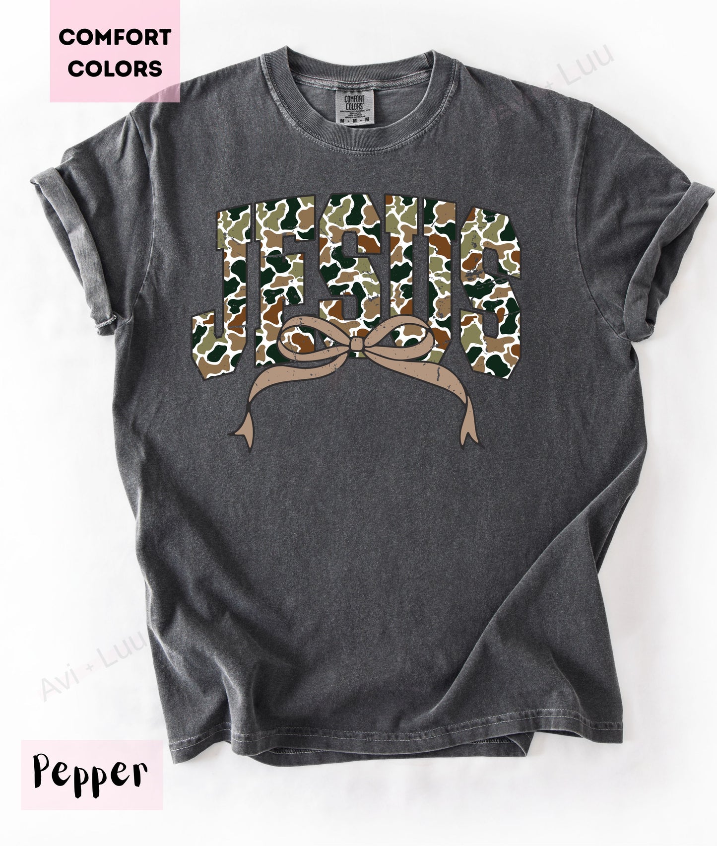 Camo Jesus | Comfort Colors Unisex T-Shirt