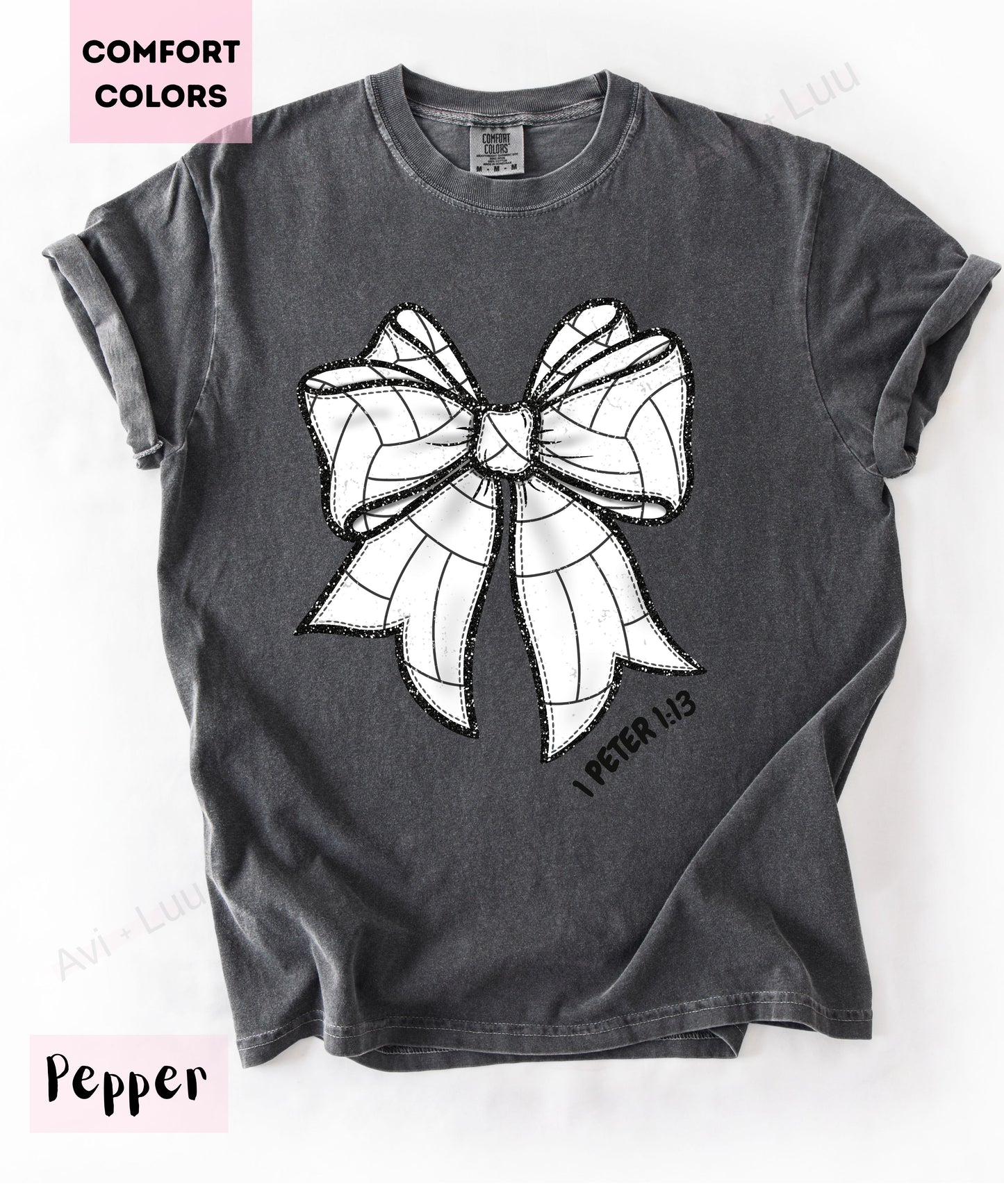 Volleyball Bow | Comfort Colors Unisex T-Shirt