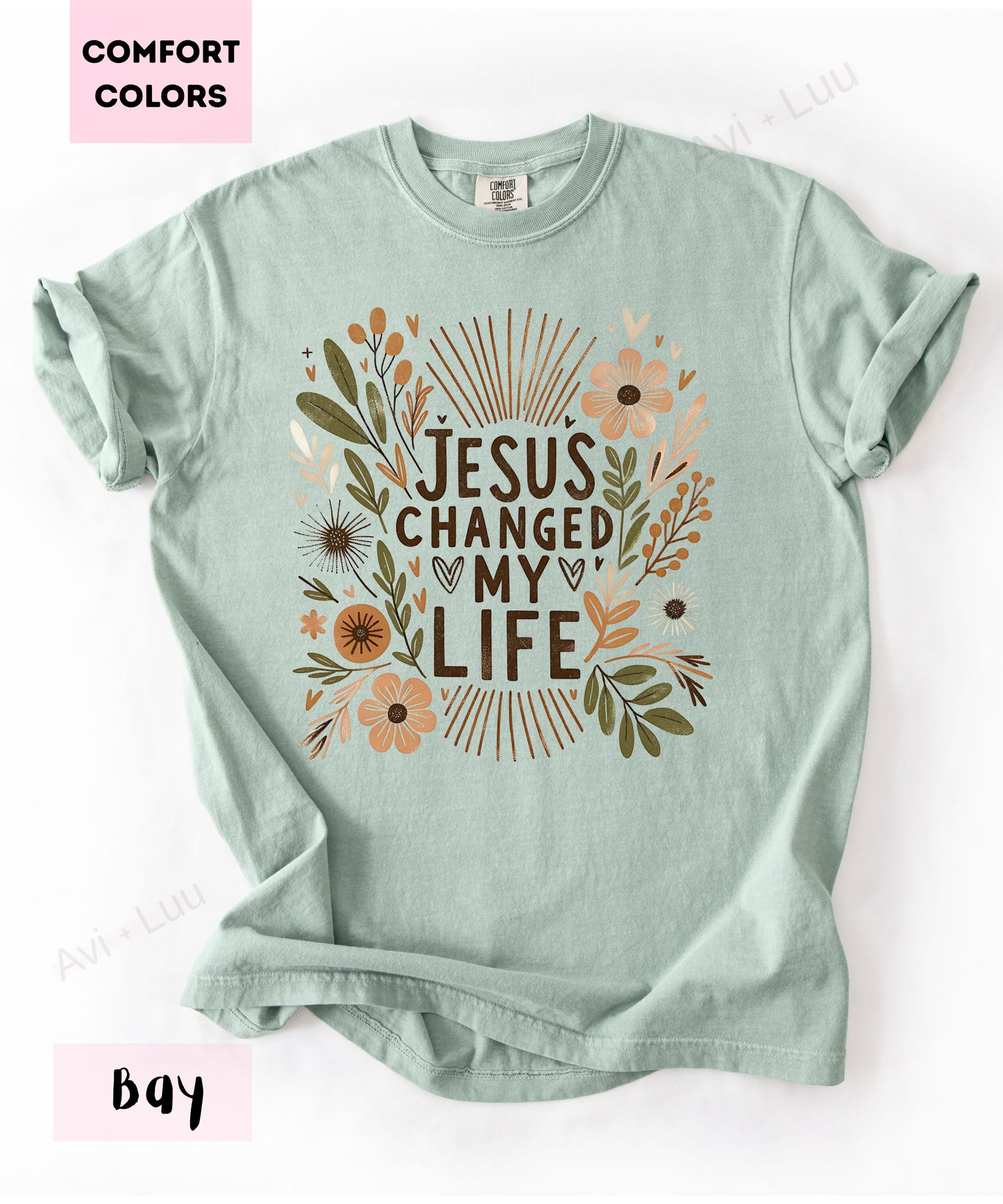 Jesus Changed My Life | Comfort Colors Unisex T-Shirt