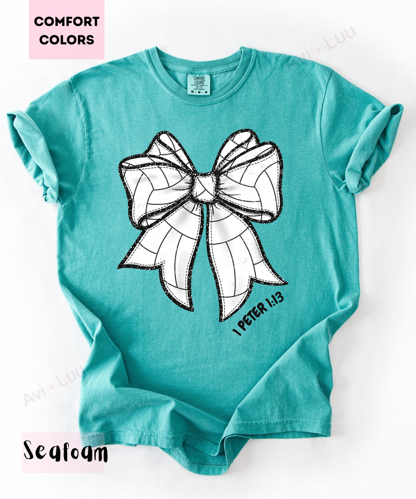 Volleyball Bow | Comfort Colors Unisex T-Shirt