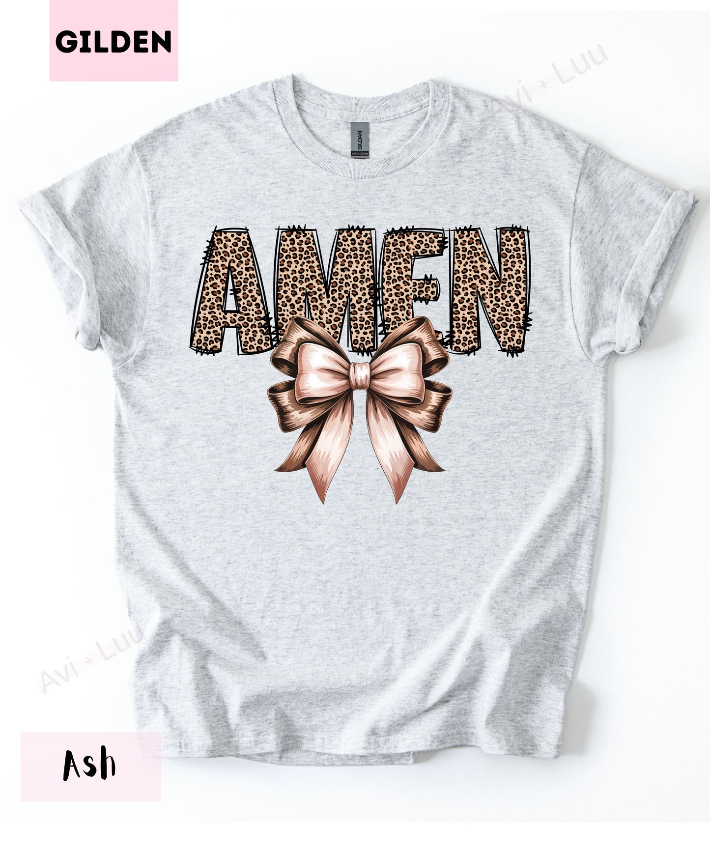 Cheetah Amen | Gilden Unisex T-Shirt